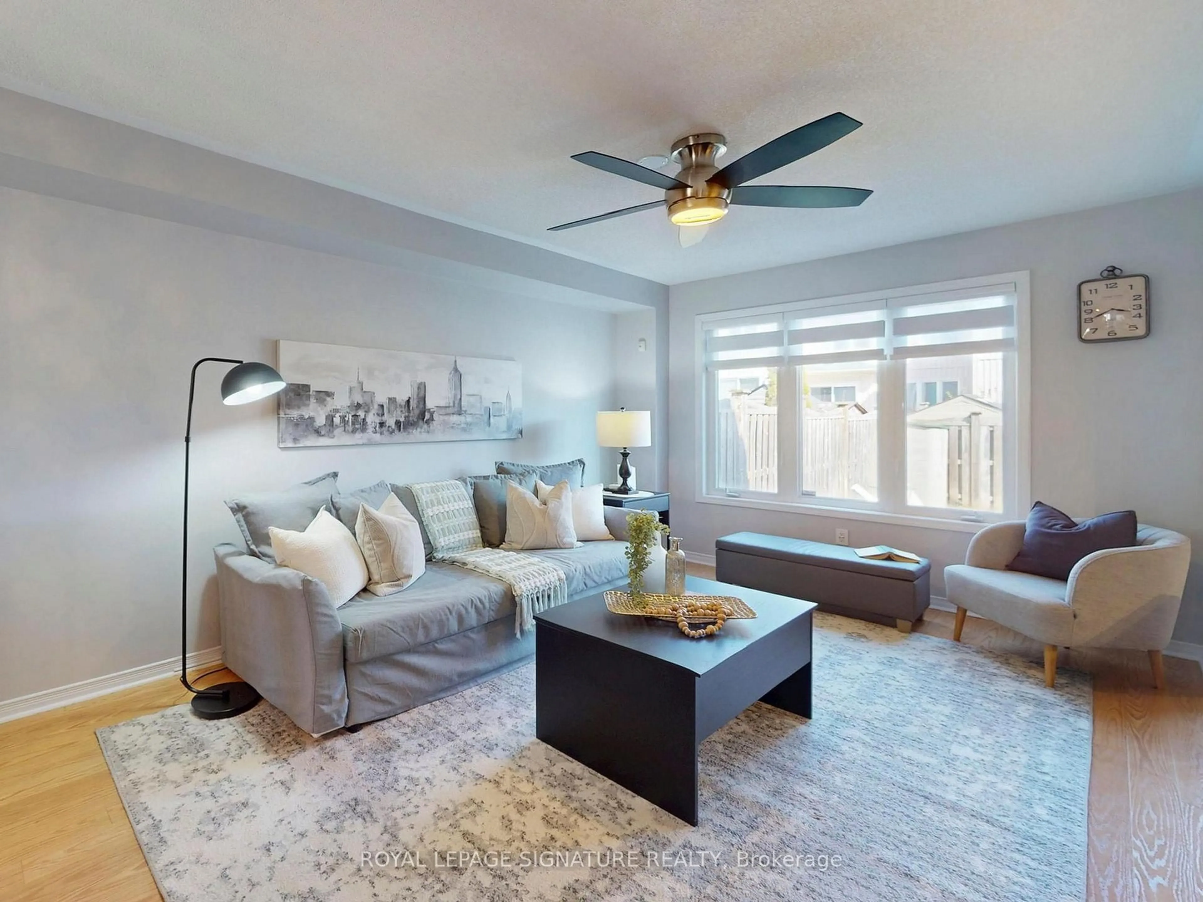 Living room with furniture, unknown for 19 Gallimere Crt, Whitby Ontario L1N 0J5