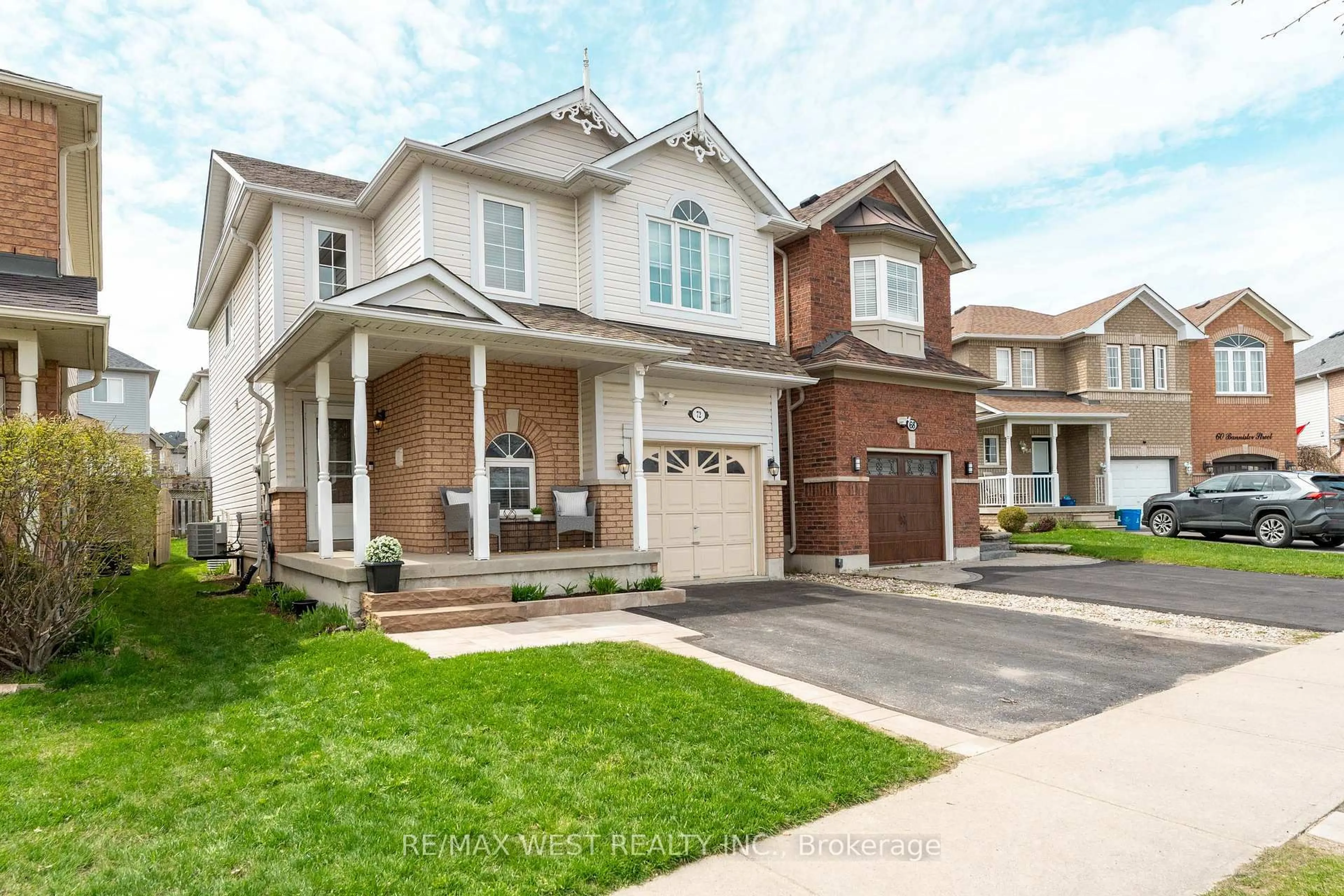 Home with brick exterior material, street for 72 Bannister St, Clarington Ontario L1C 5L8