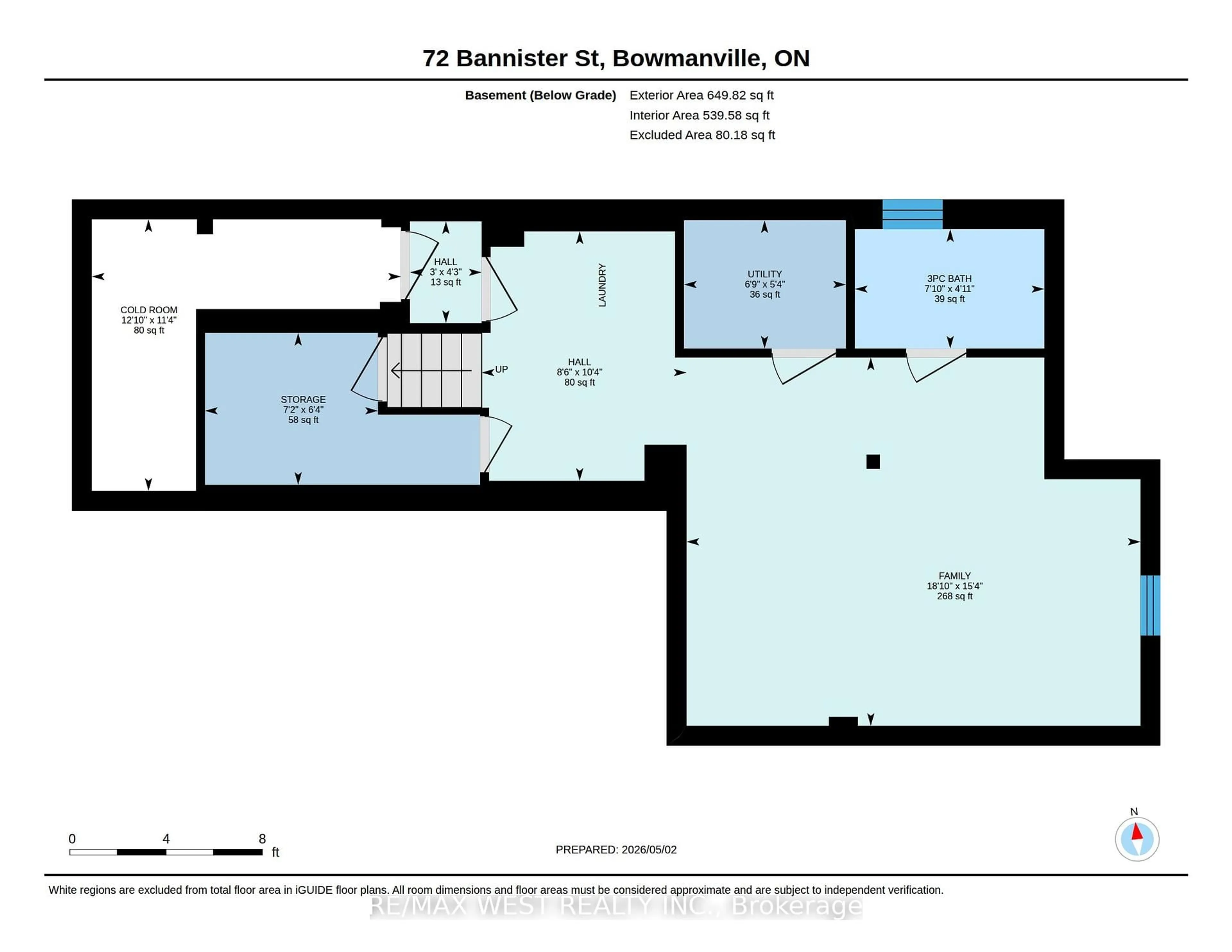 Floor plan for 72 Bannister St, Clarington Ontario L1C 5L8