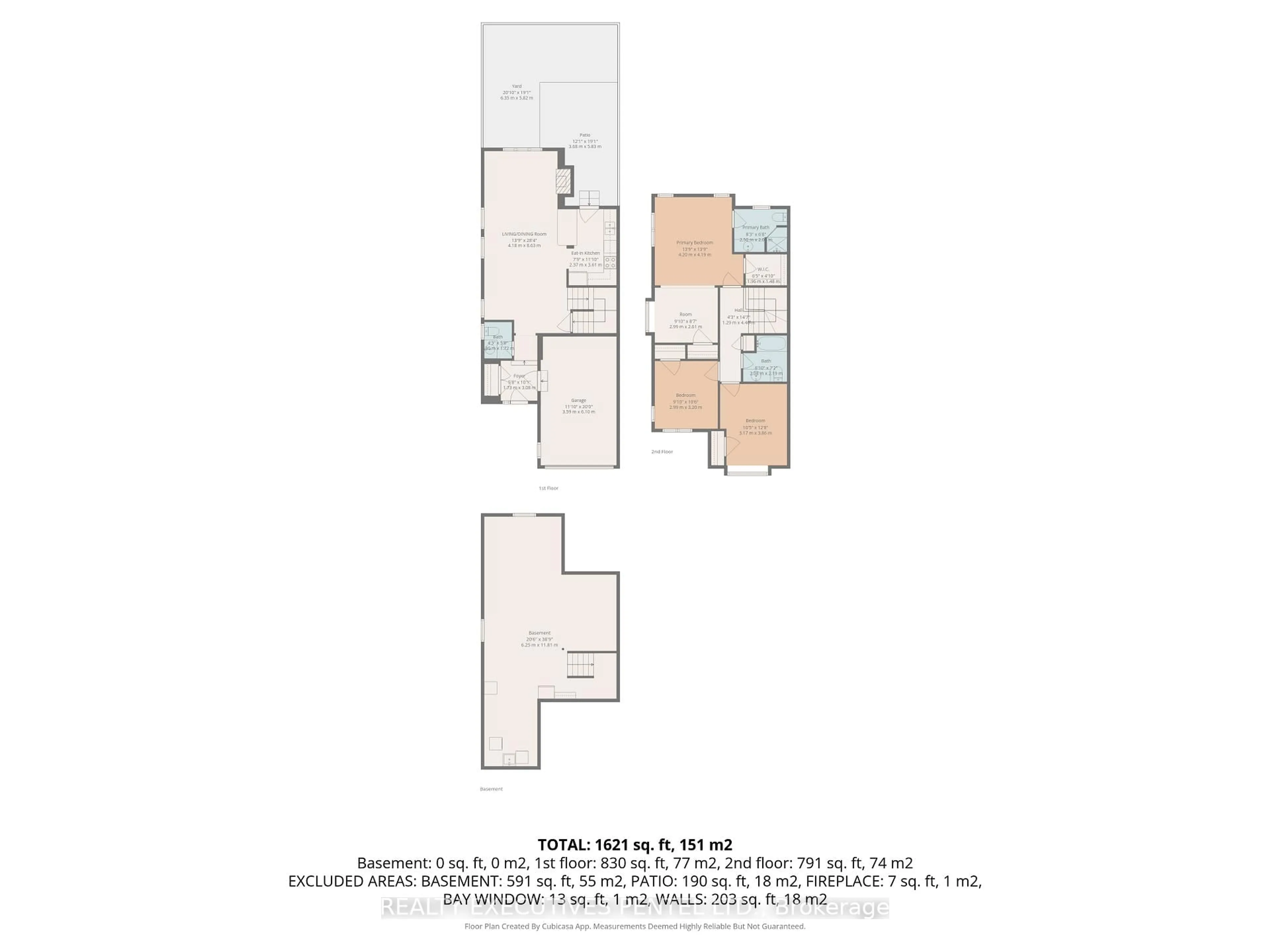 Floor plan for 89 Lander Cres, Clarington Ontario L1C 0L5
