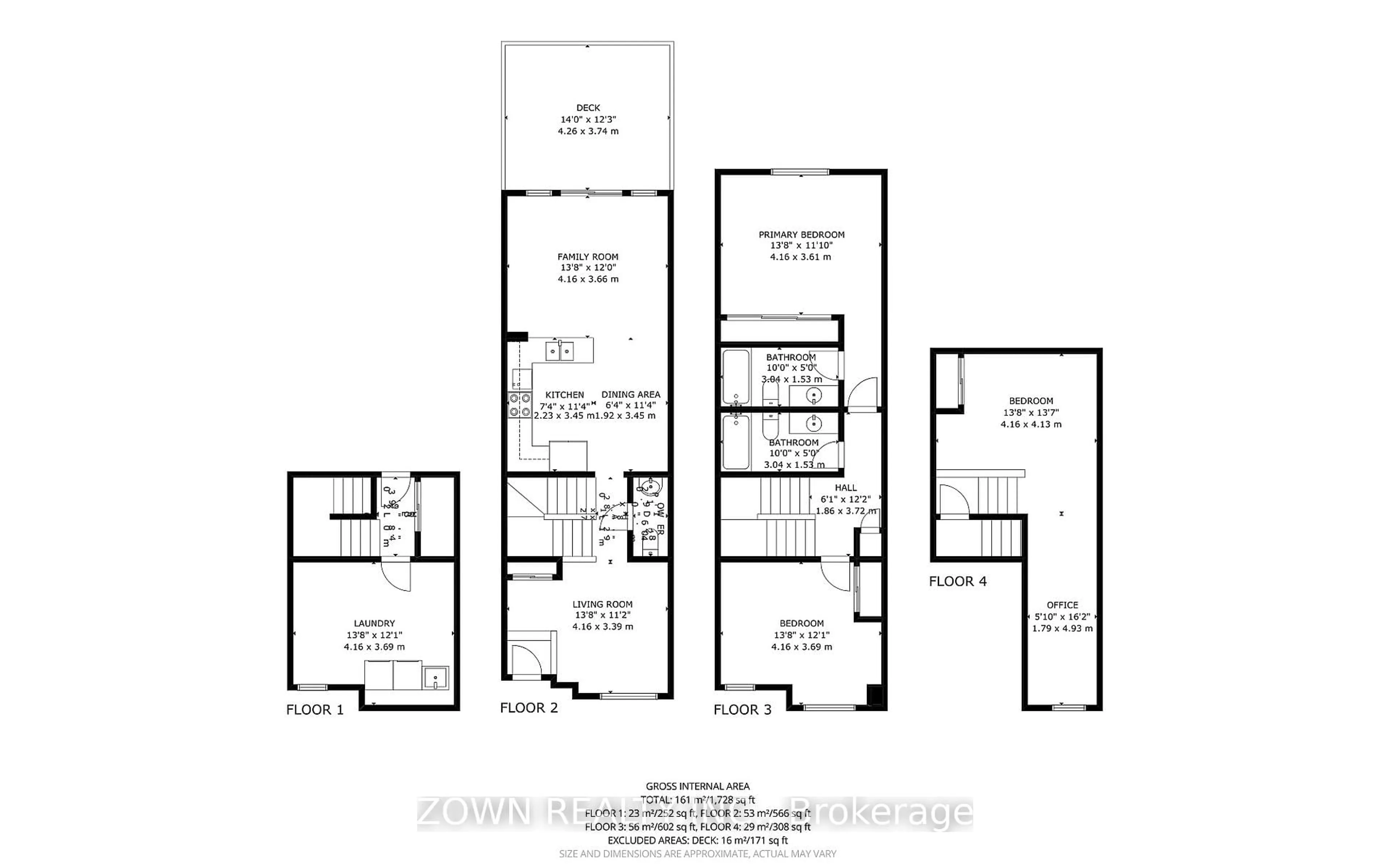 Floor plan for 25 Cheetah Cres, Toronto Ontario M1B 6J7