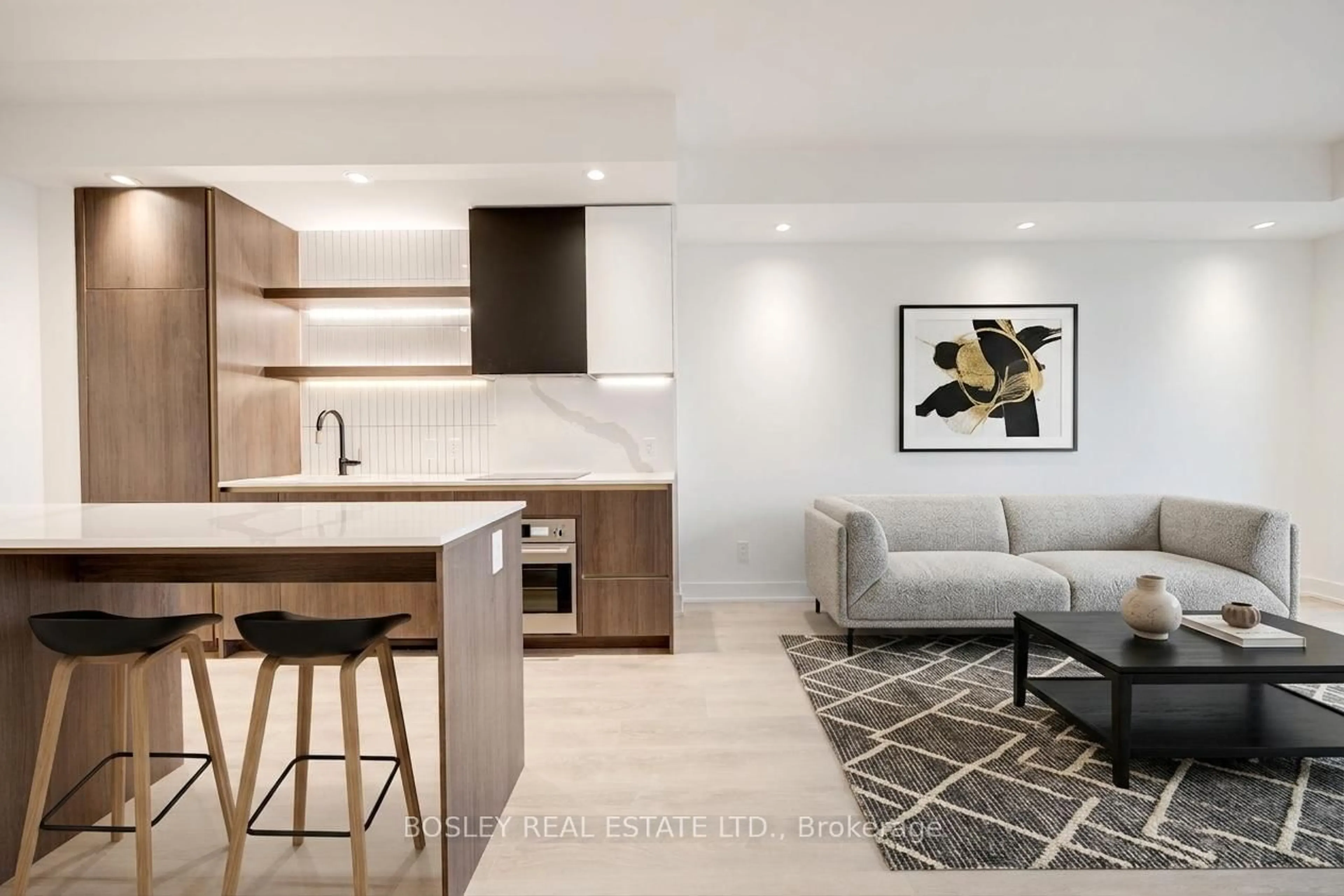 Open concept kitchen, unknown for 1285 Queen St #204, Toronto Ontario M4L 1C2