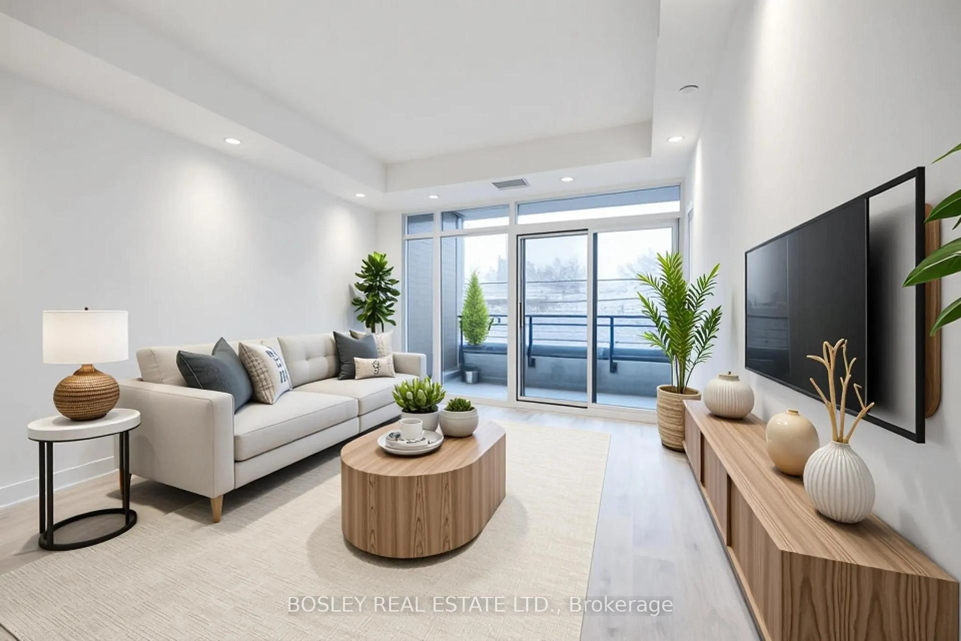 Living room with furniture, unknown for 1285 Queen St #204, Toronto Ontario M4L 1C2