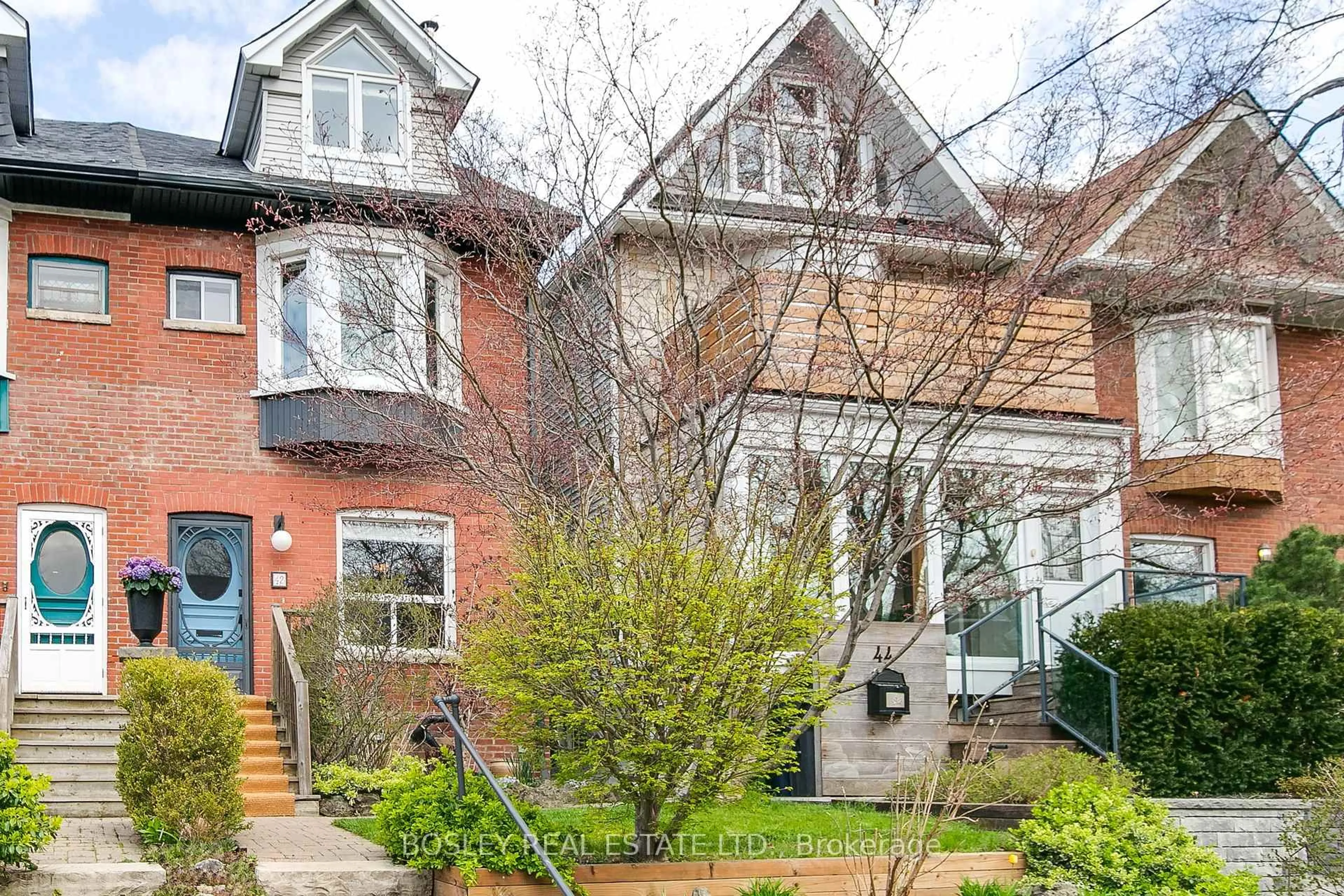 Home with brick exterior material, street for 42 Dingwall Ave, Toronto Ontario M4J 1C3