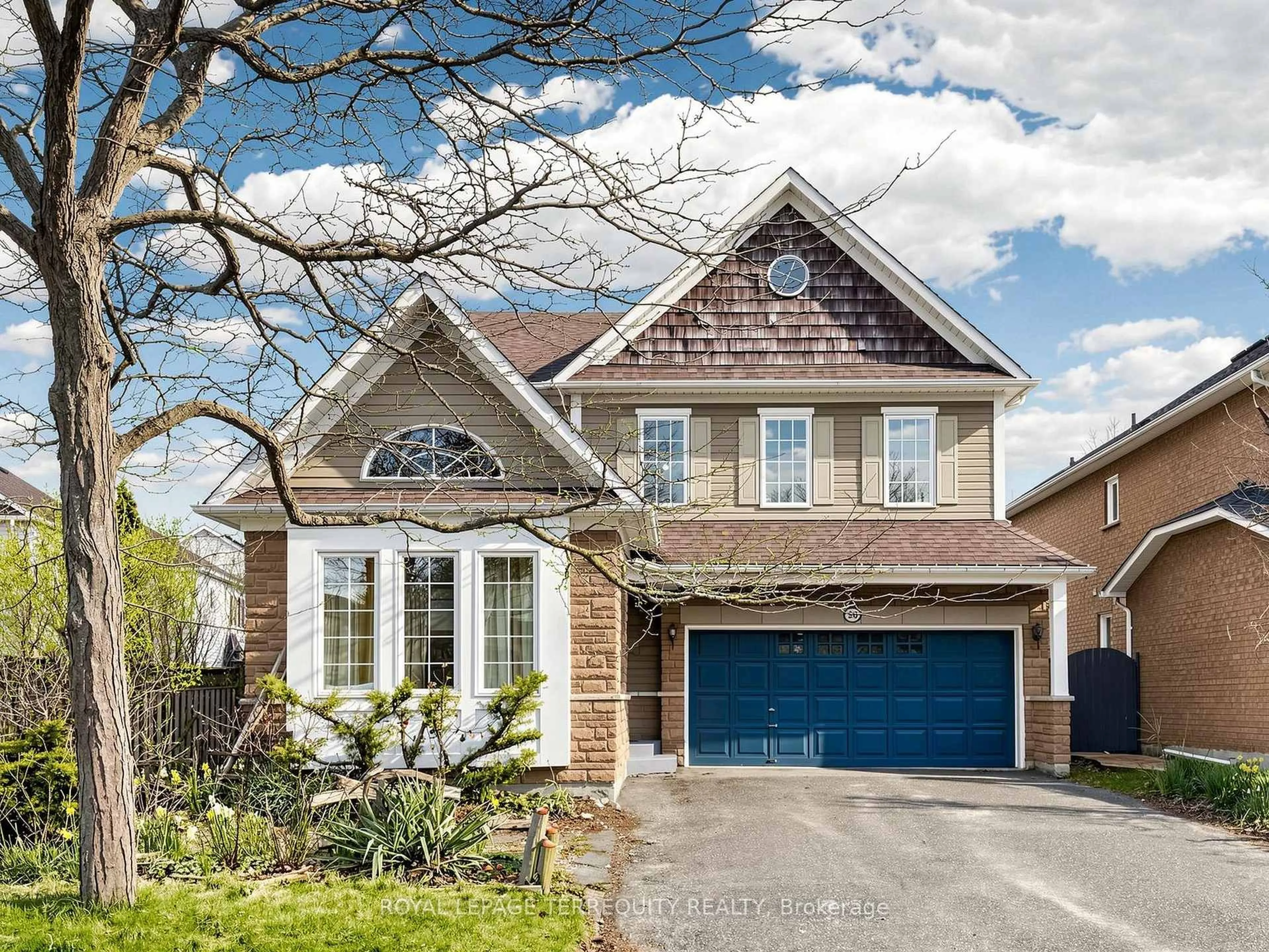 Home with brick exterior material, street for 20 Davey St, Ajax Ontario L1Z 1K8