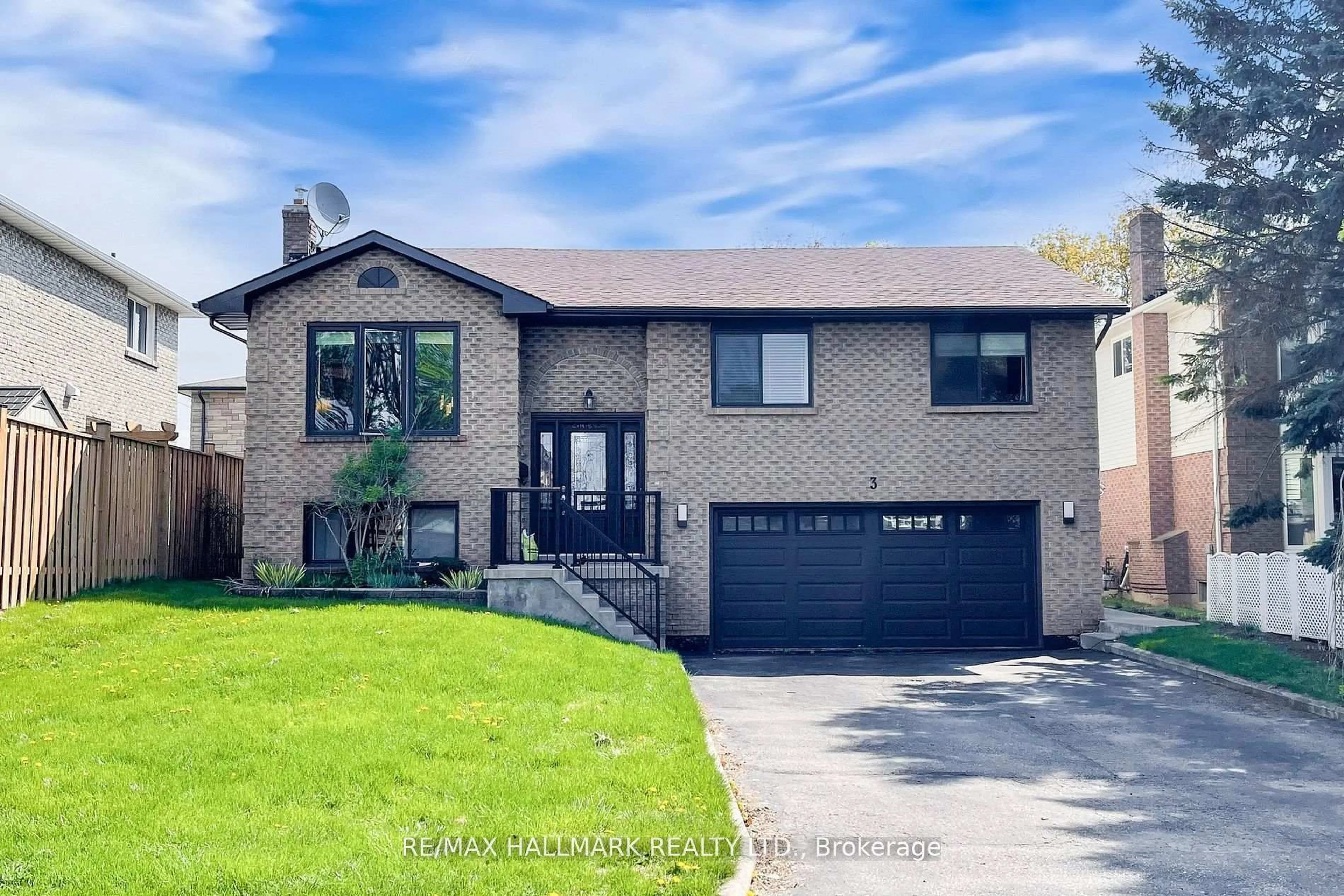 Home with brick exterior material, street for 3 Cherry Blossom Cres, Clarington Ontario L1E 1H1