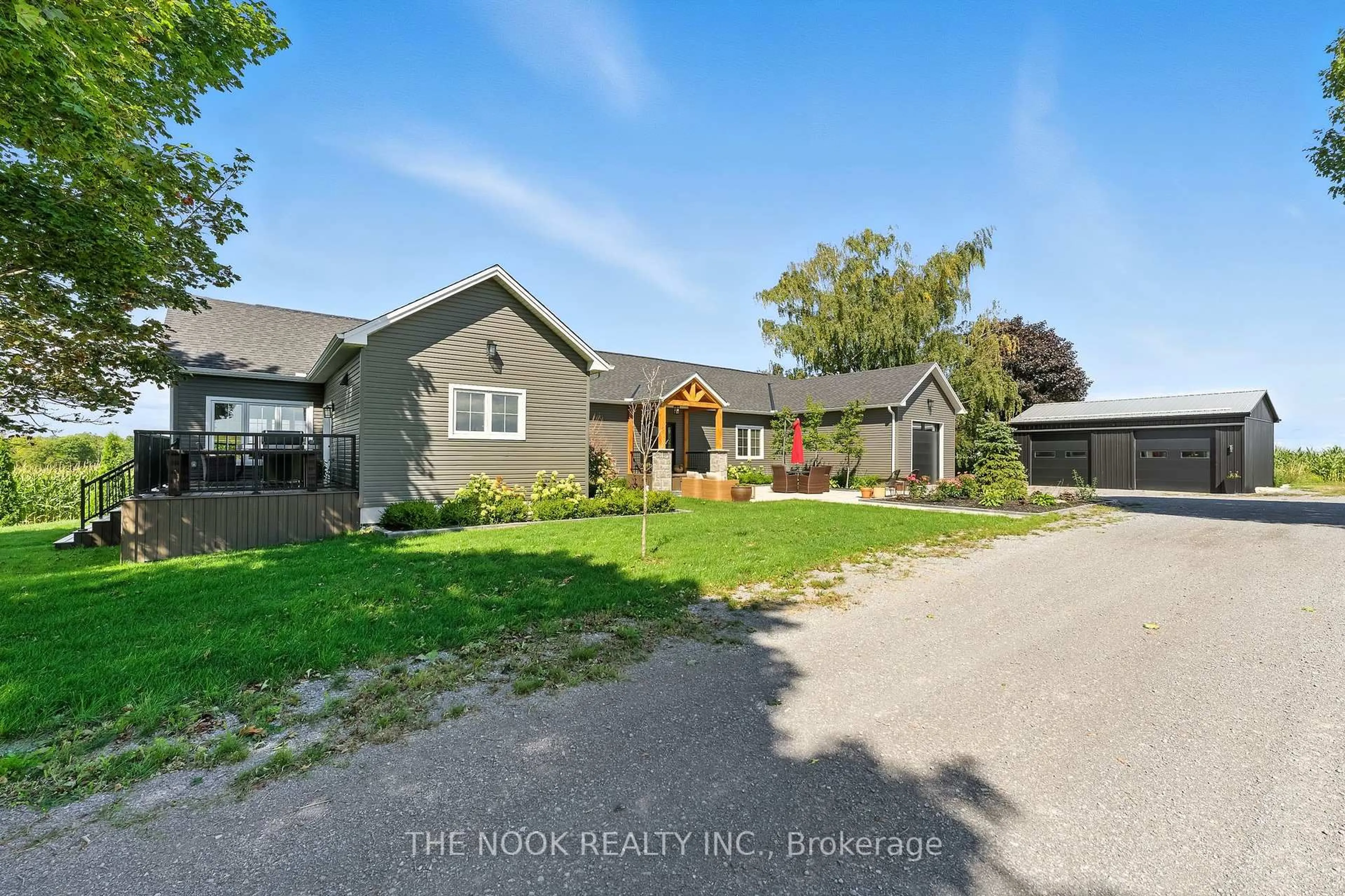 A pic from outside/outdoor area/front of a property/back of a property/a pic from drone, unknown for 14701 Wilson Ave, Scugog Ontario L0B 1L0