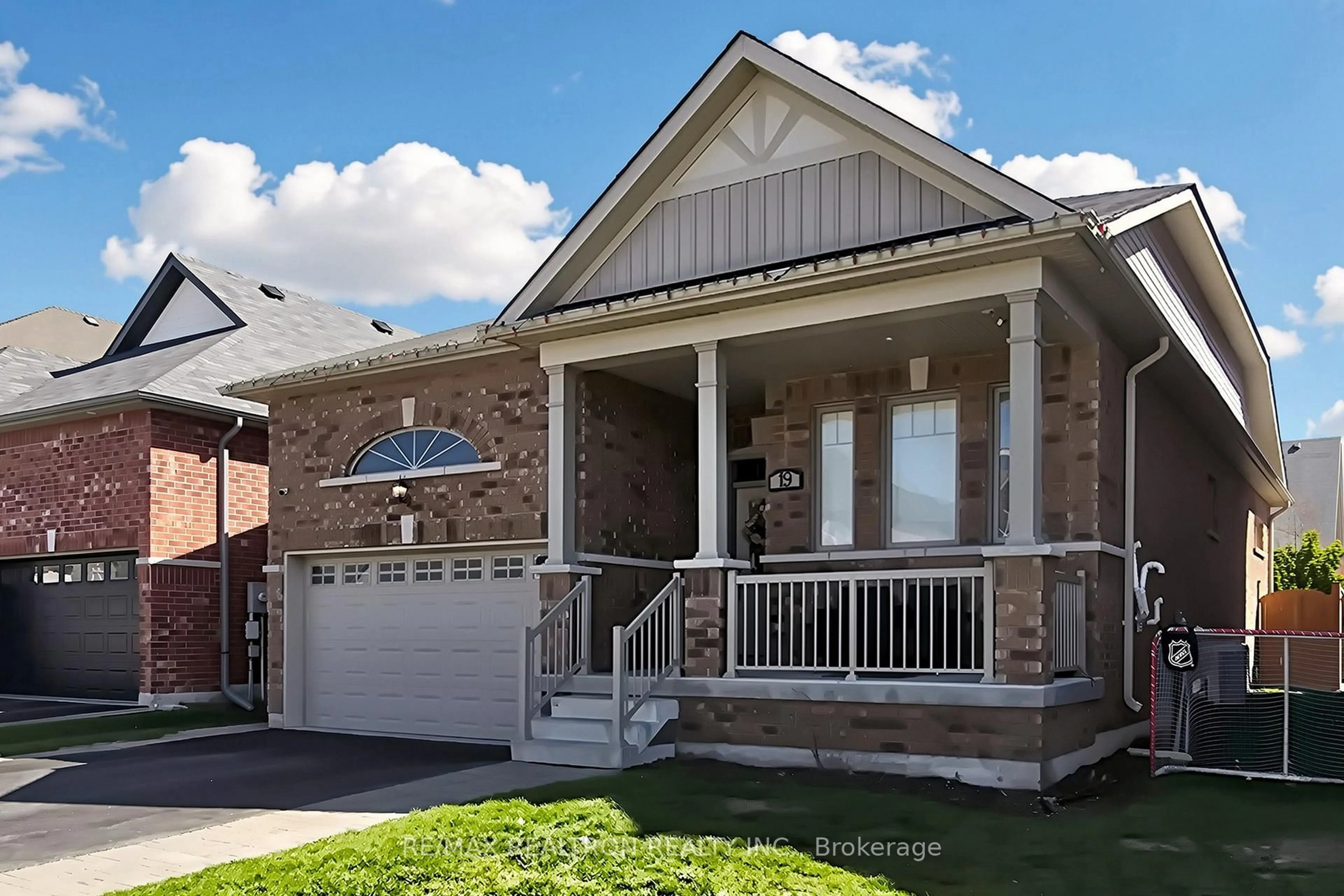 Home with brick exterior material, street for 19 Stainton St, Clarington Ontario L1E 0H6