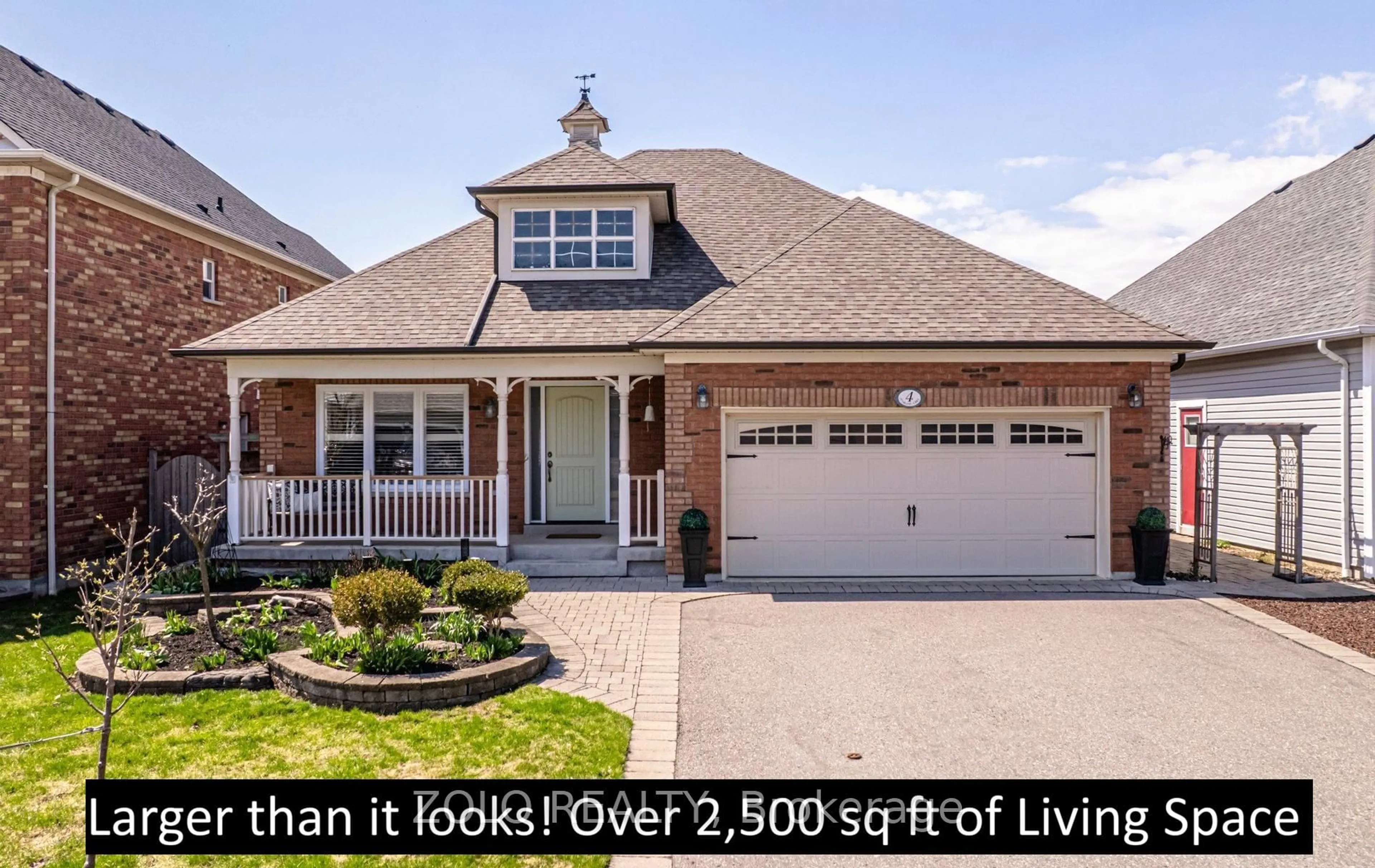 Home with brick exterior material, street for 4 Sturgess Cres, Whitby Ontario L1M 1J9
