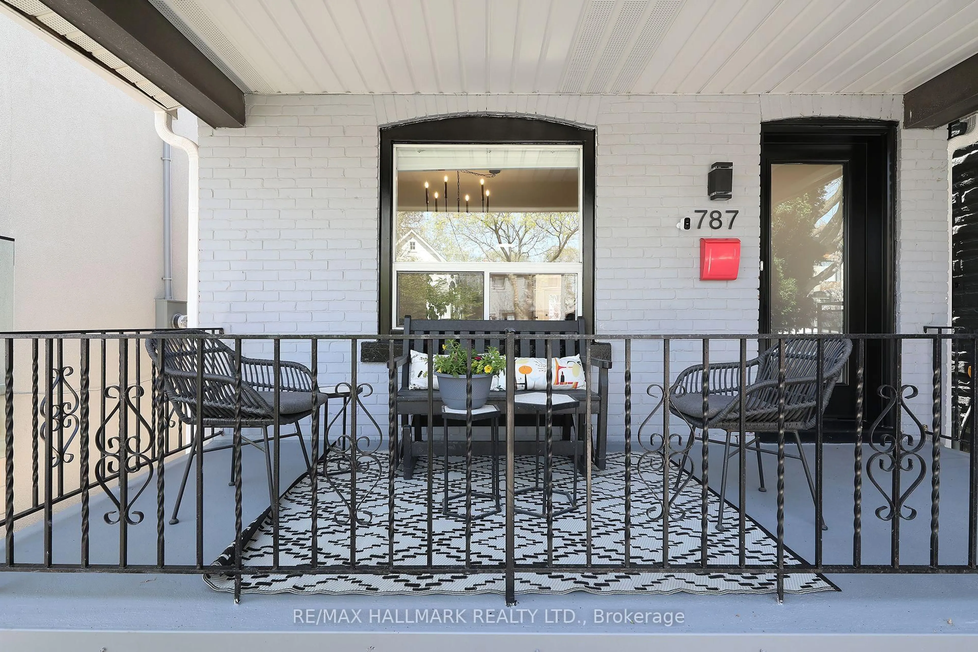Patio, street for 787 Sammon Ave, Toronto Ontario M4C 2E6
