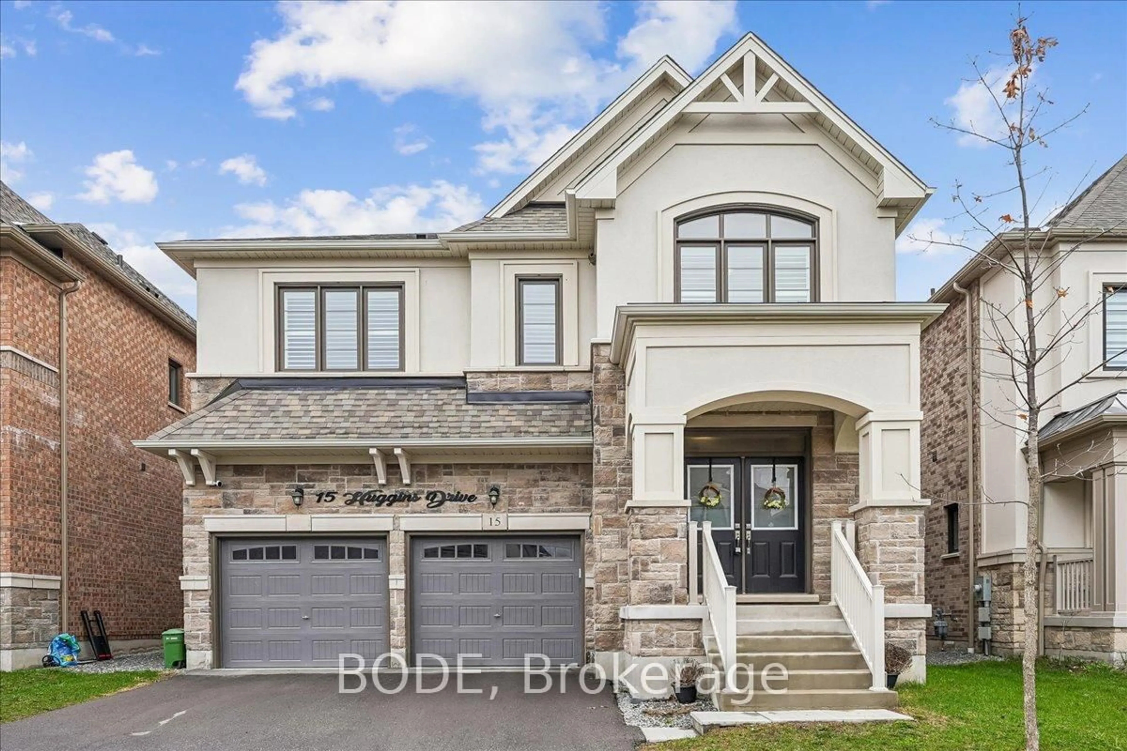 Home with brick exterior material, building for 15 Huggins Dr, Whitby Ontario L1P 0N4
