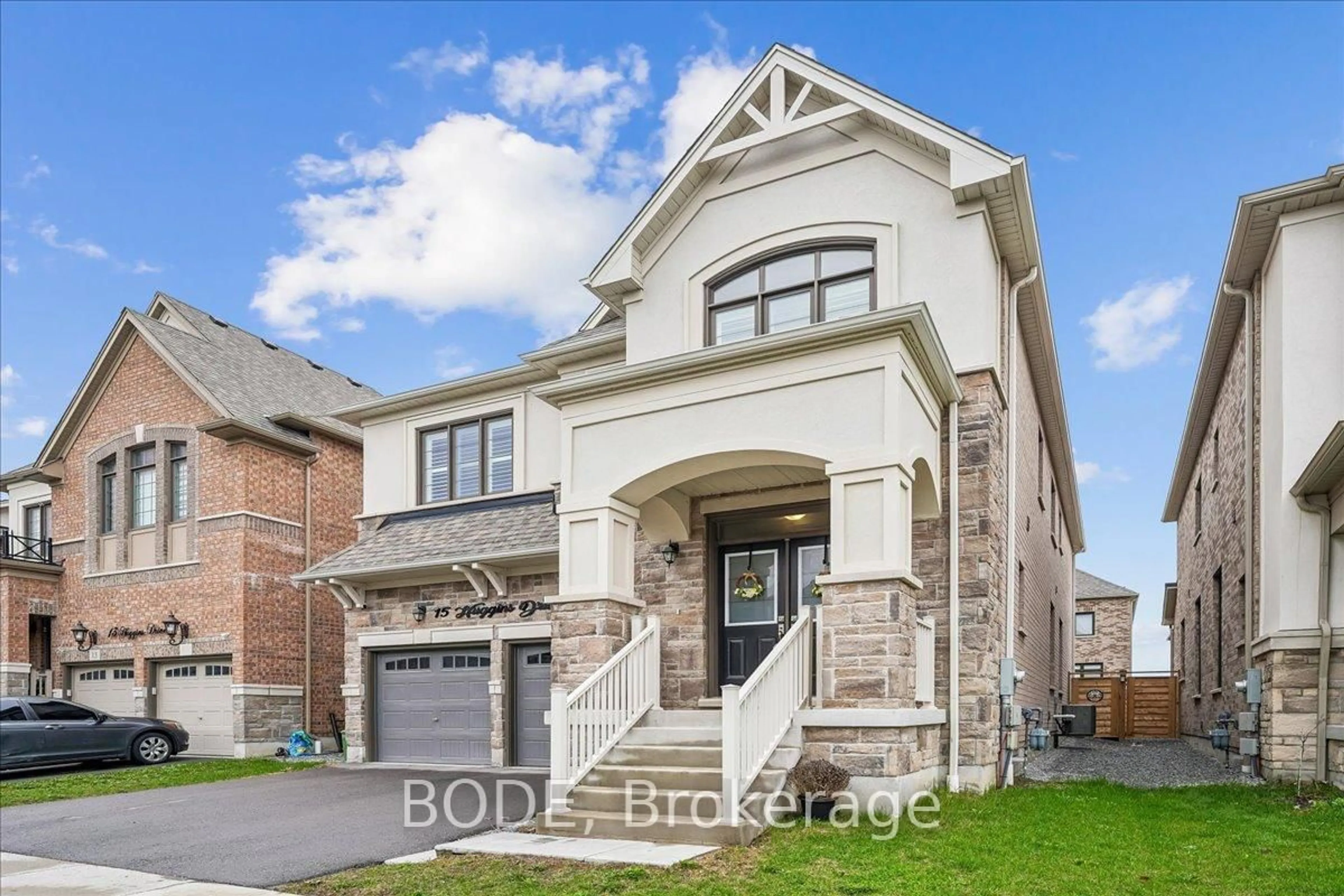 Home with brick exterior material, street for 15 Huggins Dr, Whitby Ontario L1P 0N4