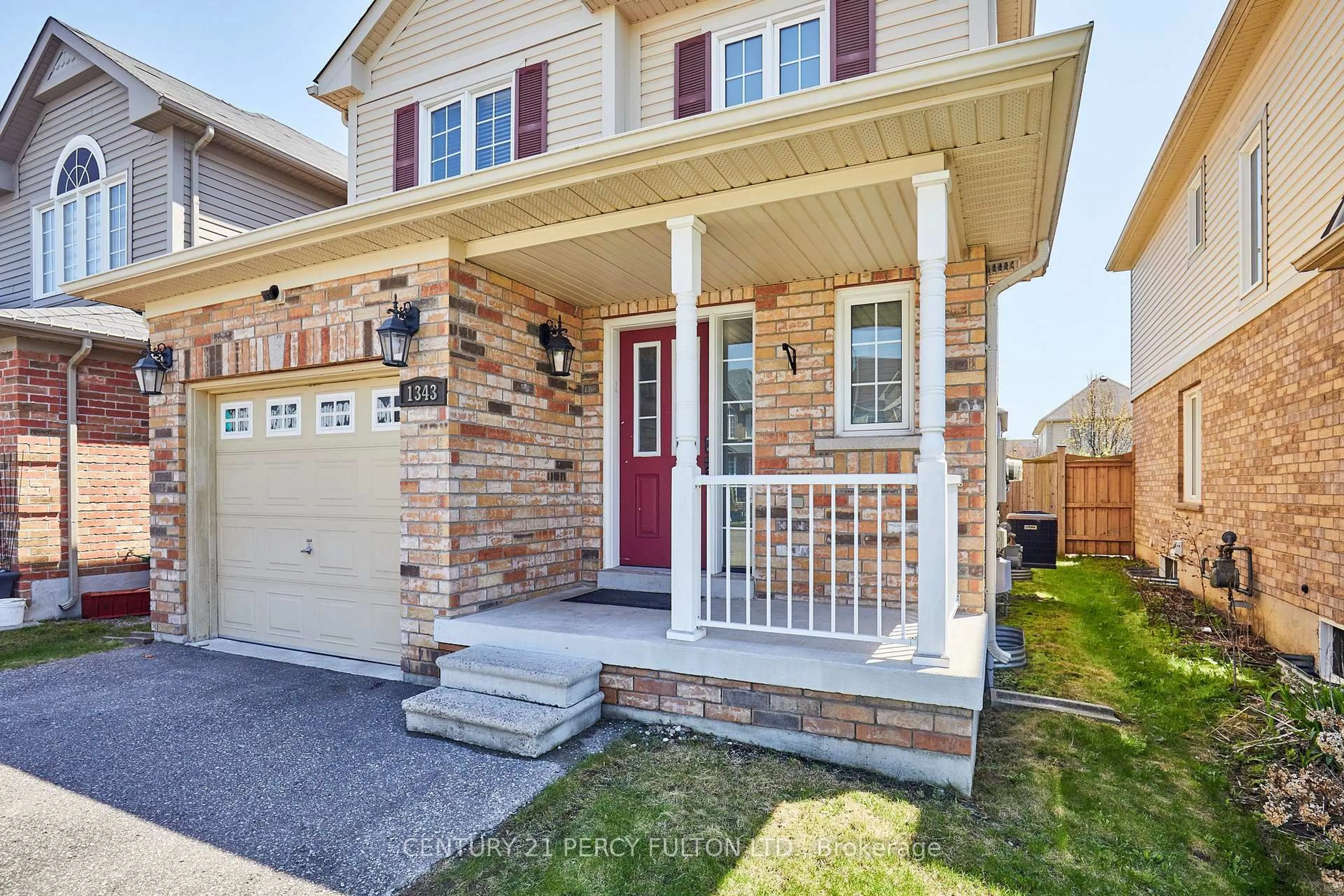 Home with brick exterior material, street for 1343 Kettering Dr, Oshawa Ontario L1K 0N7