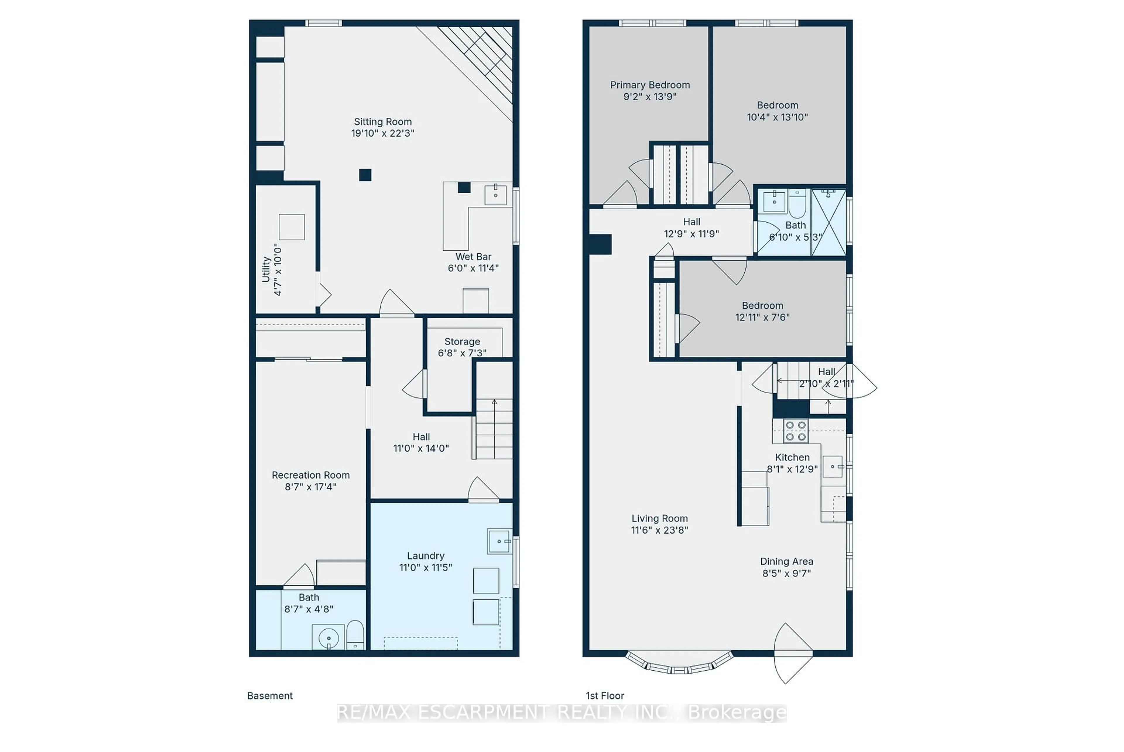Floor plan for 1 Birkdale Rd, Toronto Ontario M1P 3R2