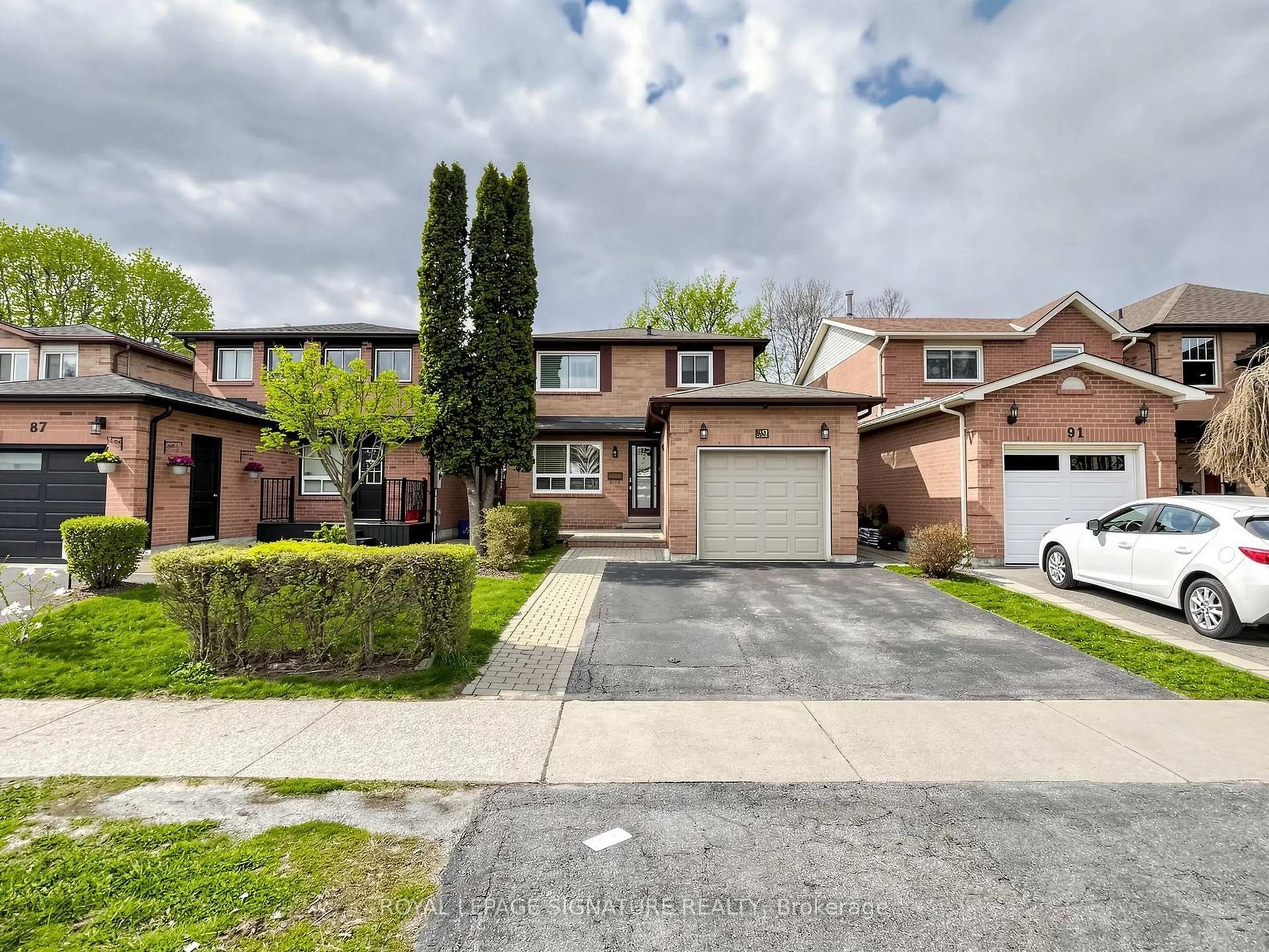 Home with brick exterior material, street for 89 Ravenscroft Rd, Ajax Ontario L1T 1W6