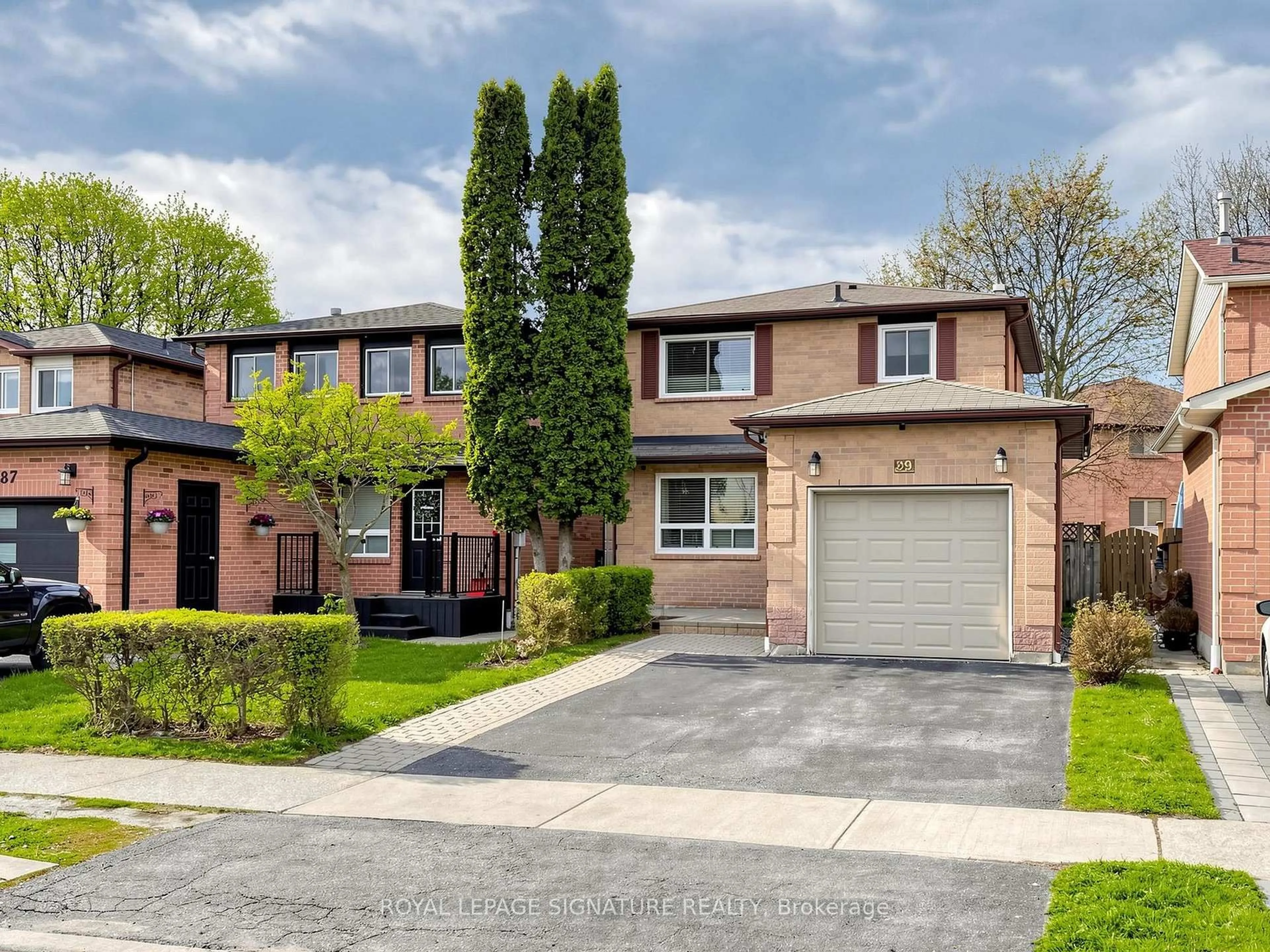 Home with brick exterior material, street for 89 Ravenscroft Rd, Ajax Ontario L1T 1W6