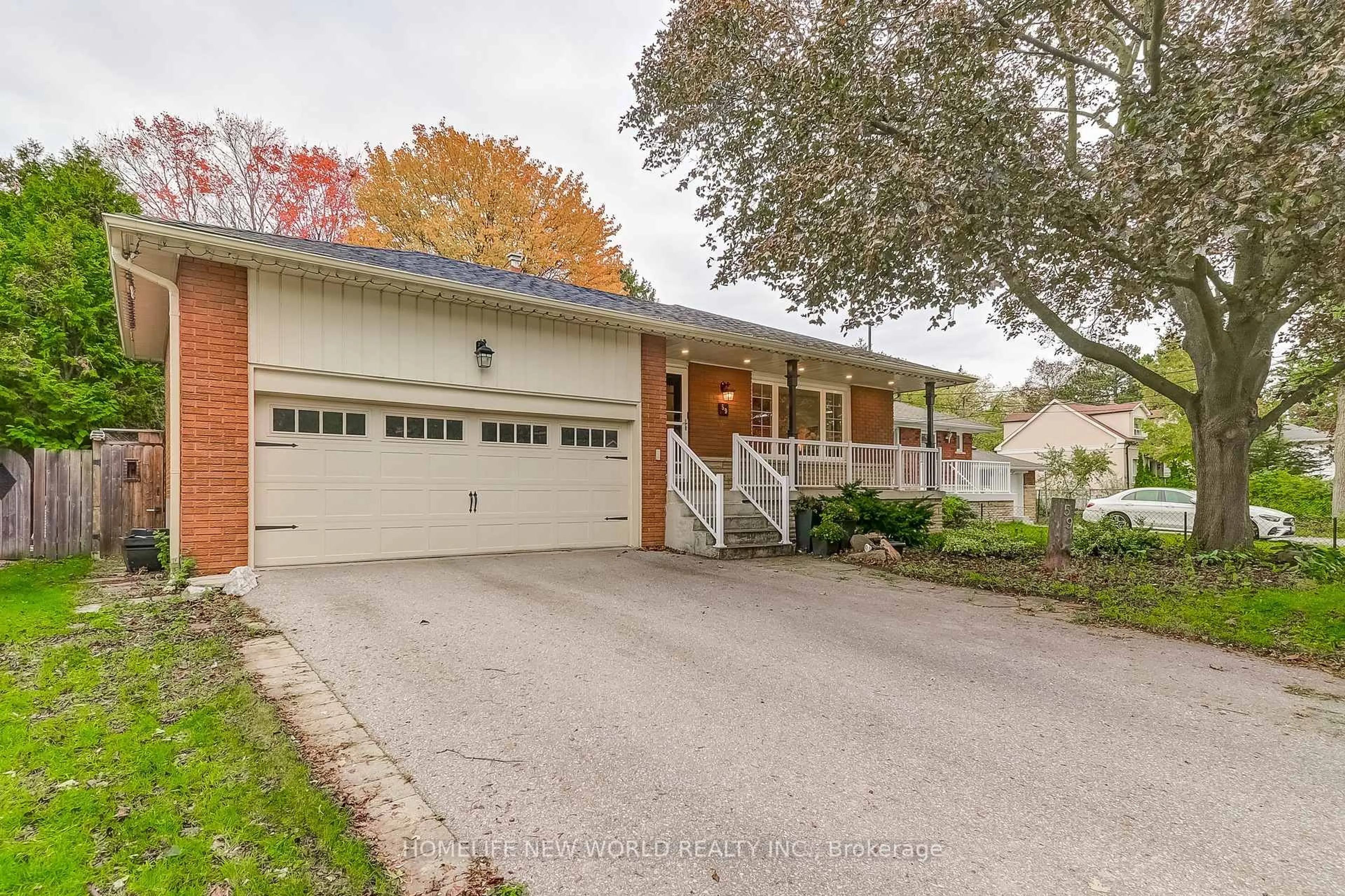 Home with brick exterior material, street for 59 Bobmar Rd, Toronto Ontario M1C 1C8