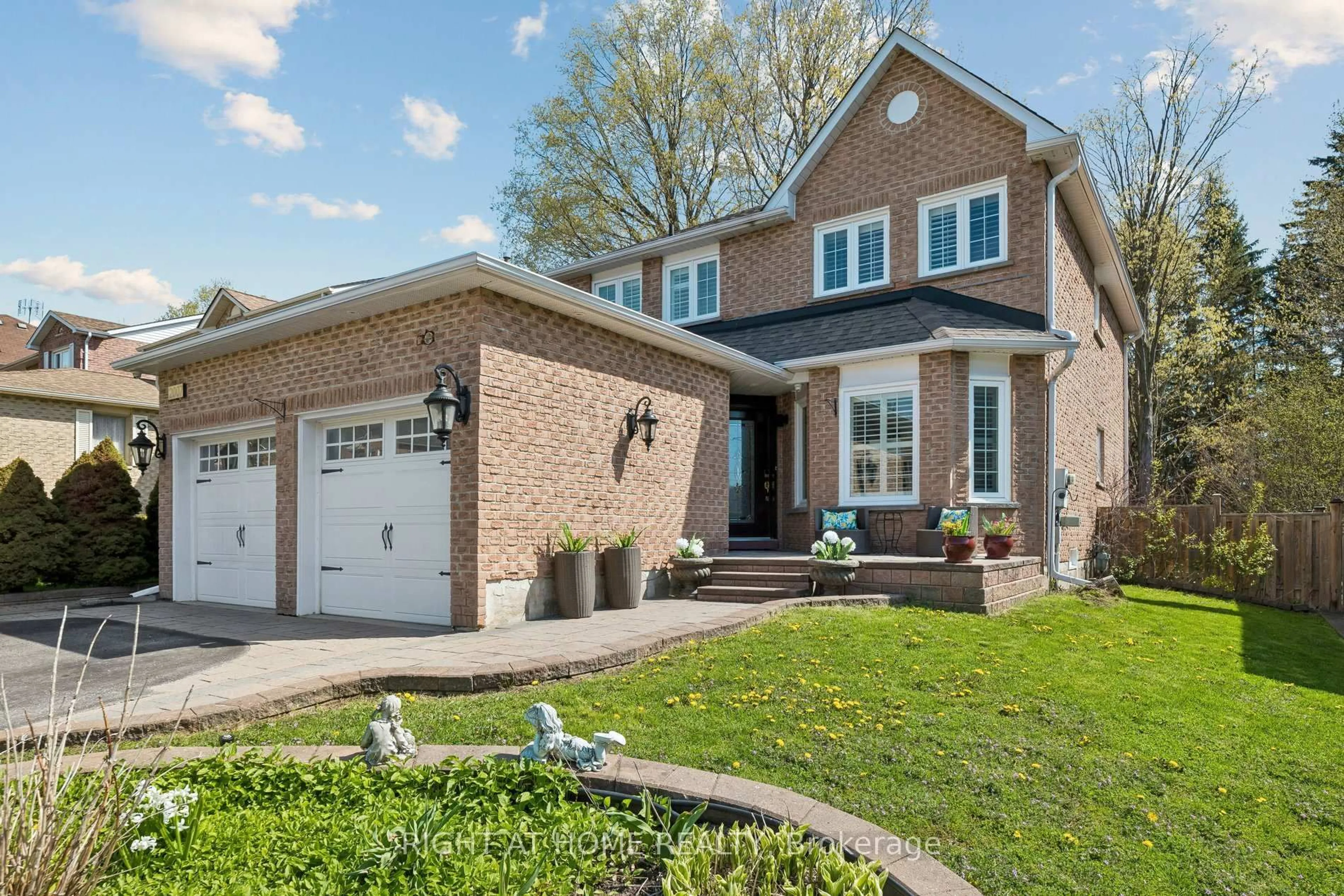 Home with brick exterior material, street for 2007 Lynn Heights Dr, Pickering Ontario L1X 1N5