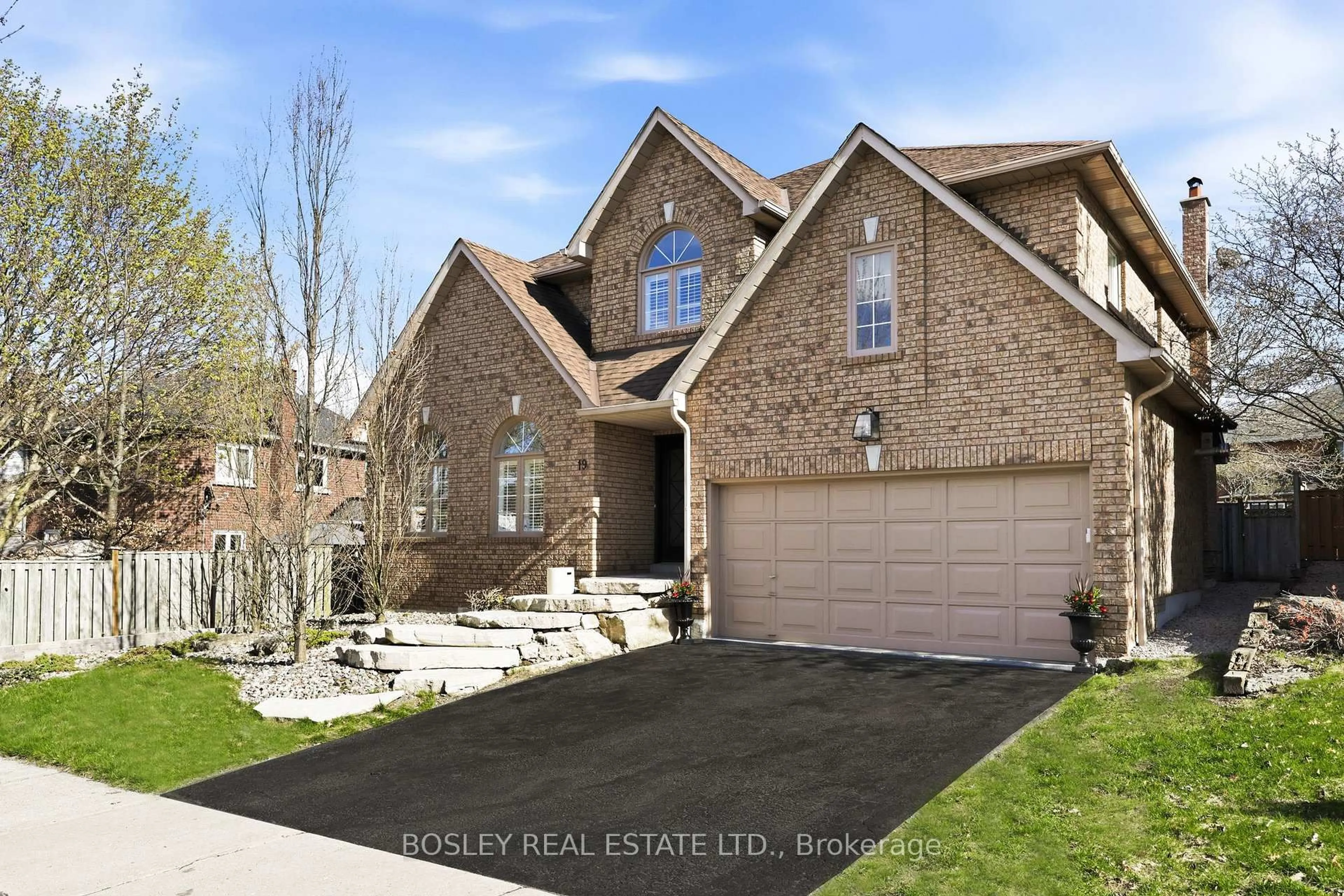 Home with brick exterior material, street for 19 Cork Dr, Whitby Ontario L1R 2C7