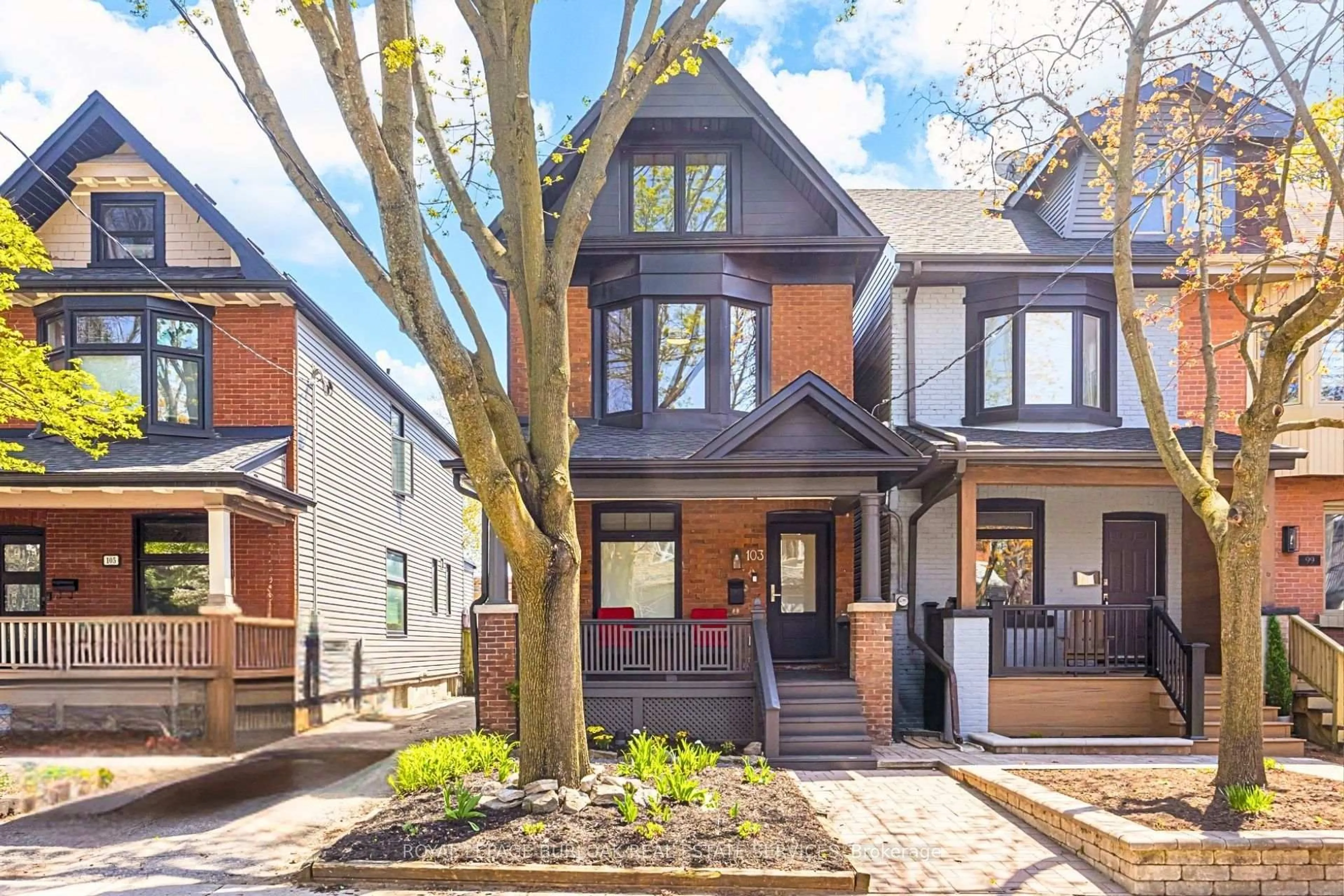 Home with brick exterior material, street for 103 Harcourt Ave, Toronto Ontario M4J 1J3