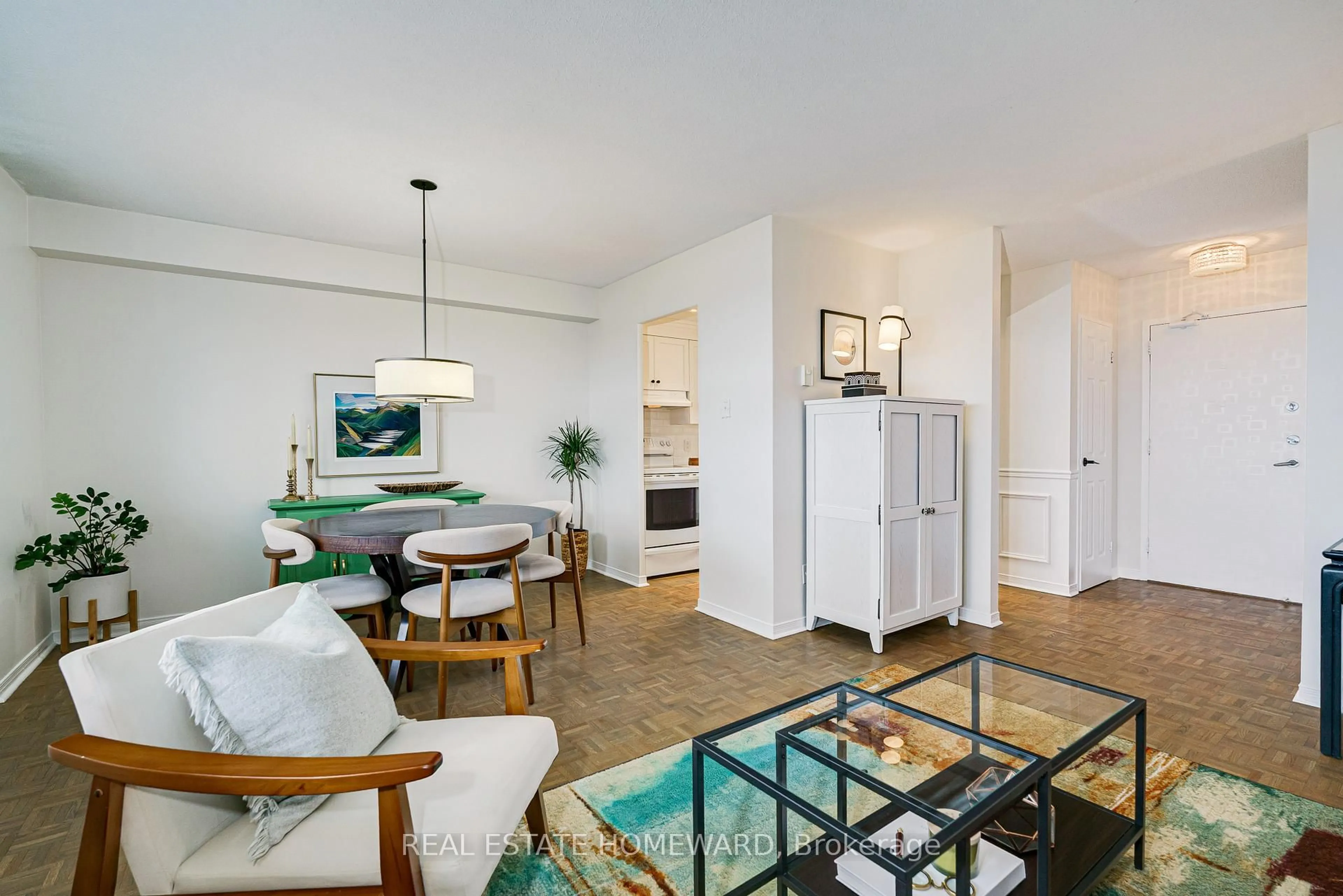 Living room with furniture, unknown for 2550 Pharmacy Ave #1501, Toronto Ontario M1W 1H9