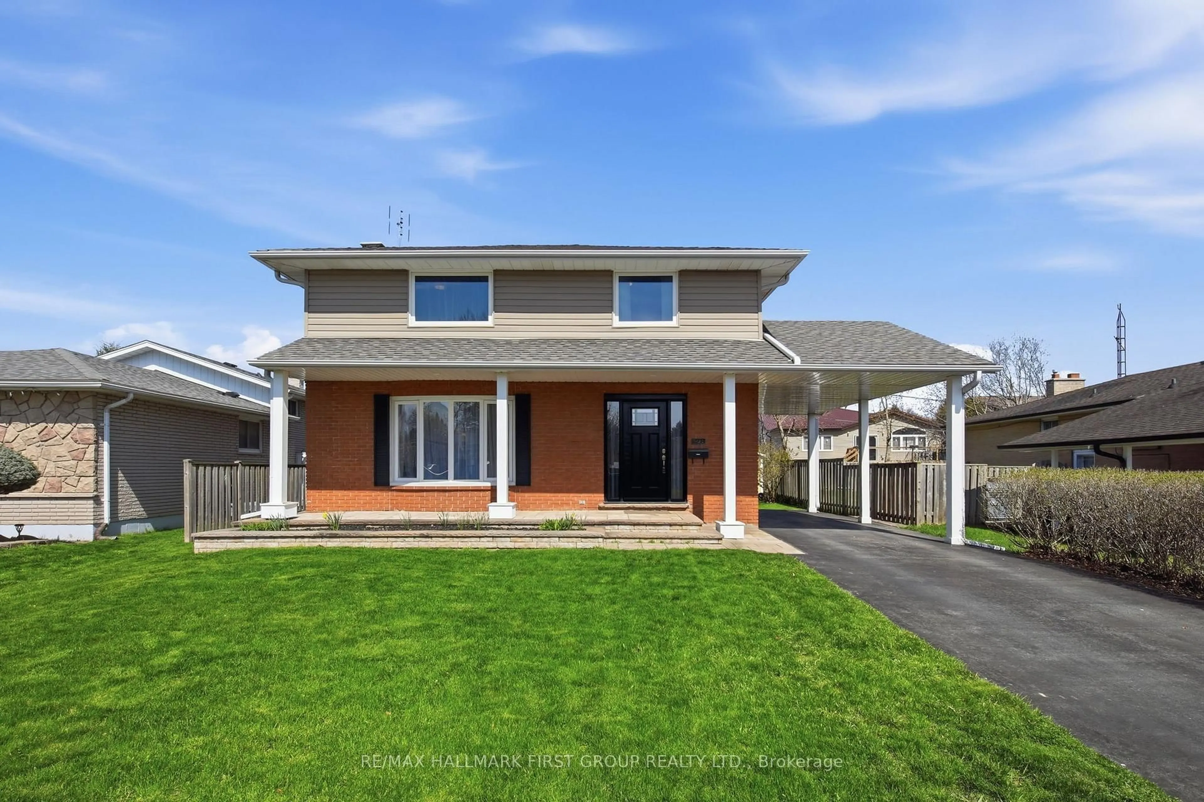 Home with brick exterior material, street for 128 Clements Rd, Ajax Ontario L1S 1L7