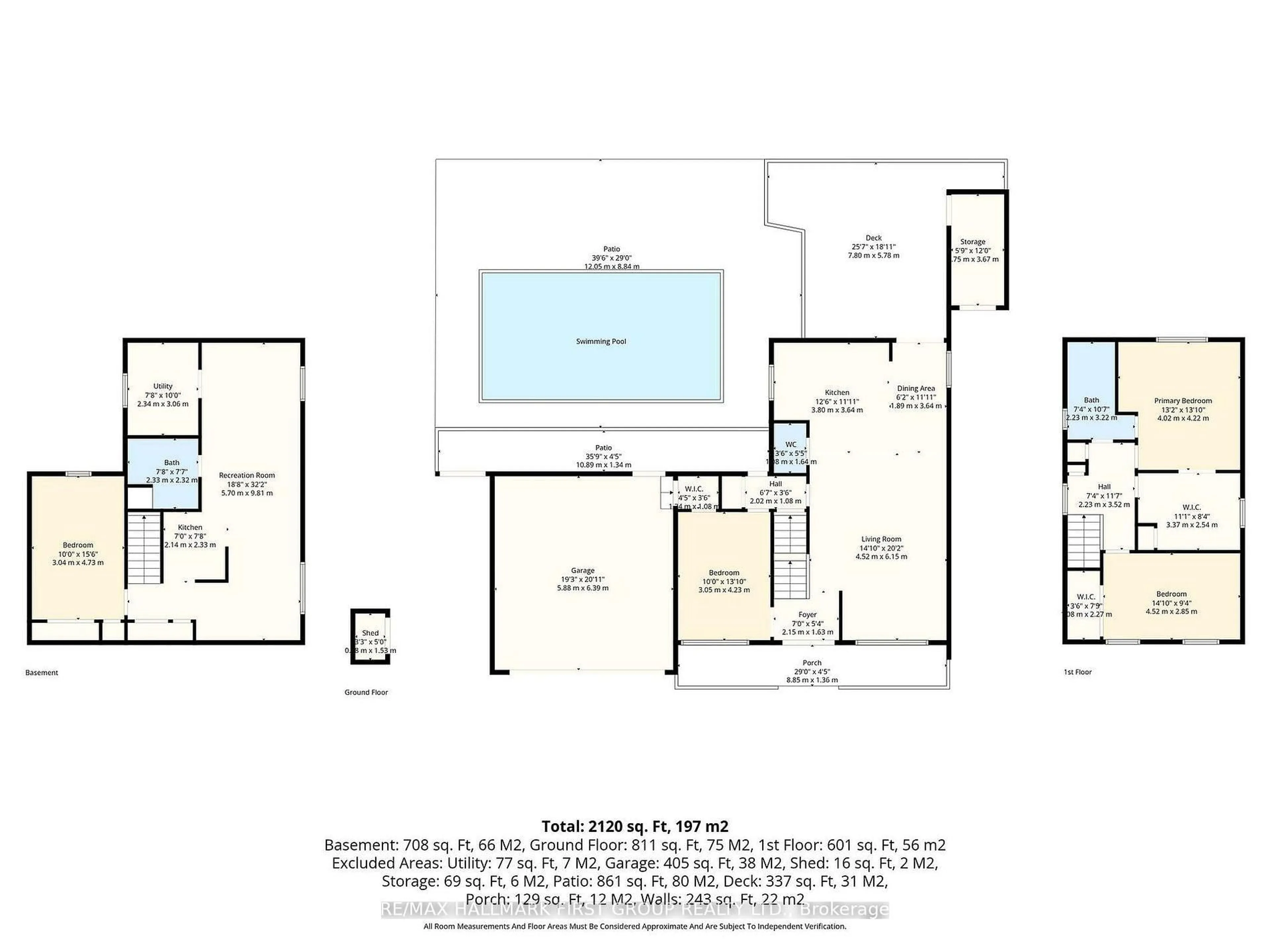 Floor plan for 953 Vistula Dr, Pickering Ontario L1W 2L7