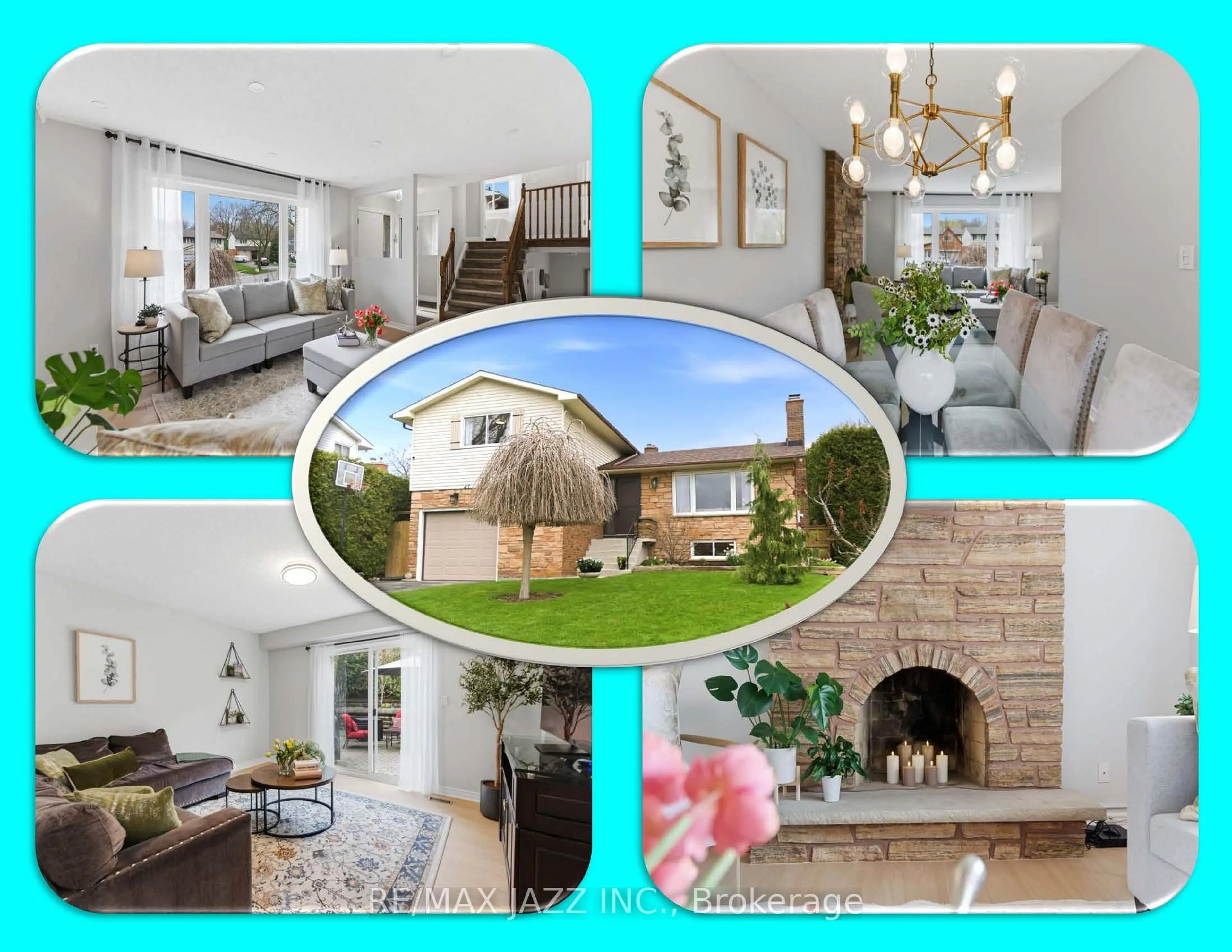 A pic from outside/outdoor area/front of a property/back of a property/a pic from drone, water/lake/river/ocean view for 47 Martindale St, Oshawa Ontario L1H 6W7
