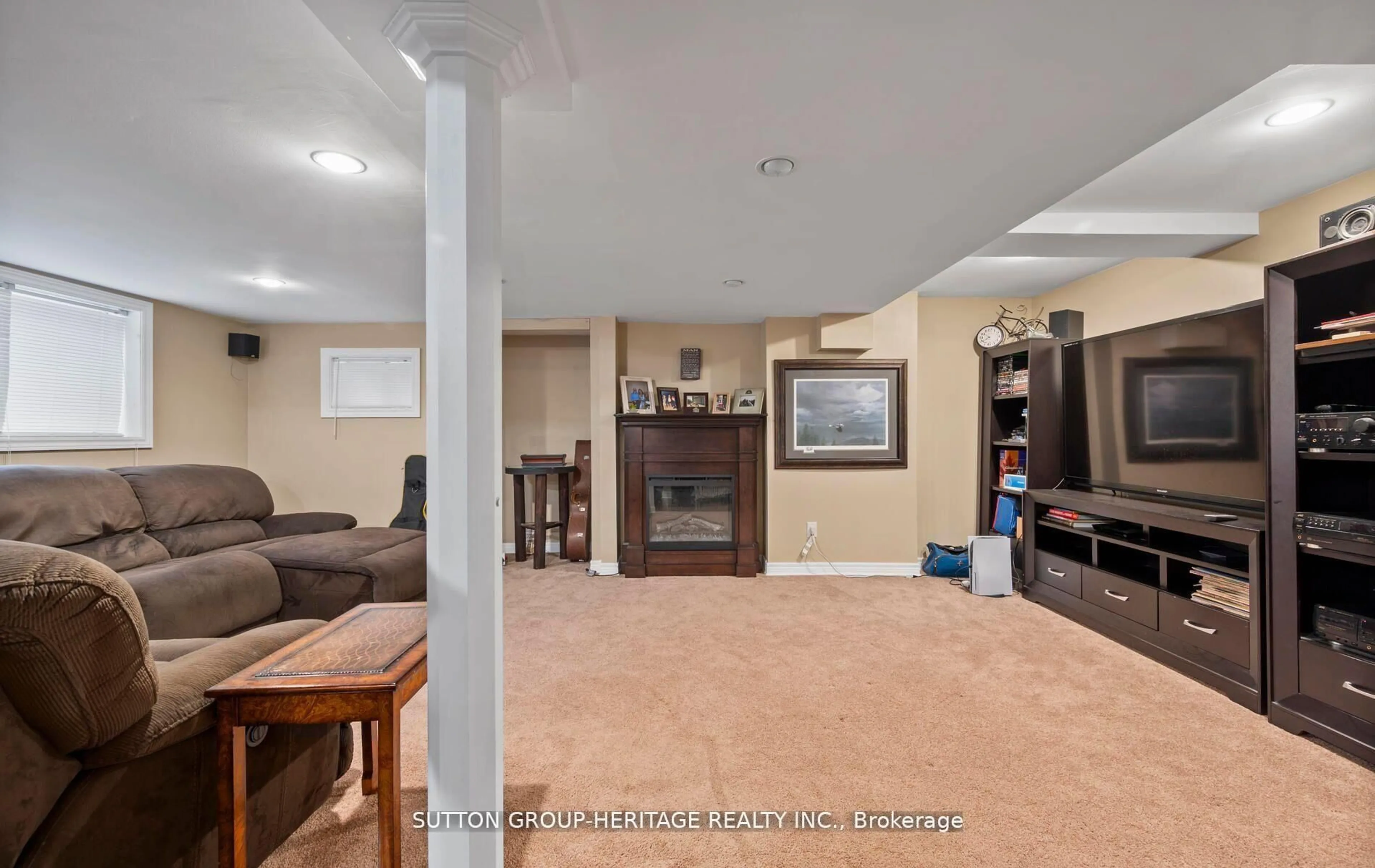 Living room with furniture, ceramic/tile floor for 2330 Southcott Rd, Pickering Ontario L1X 2S9