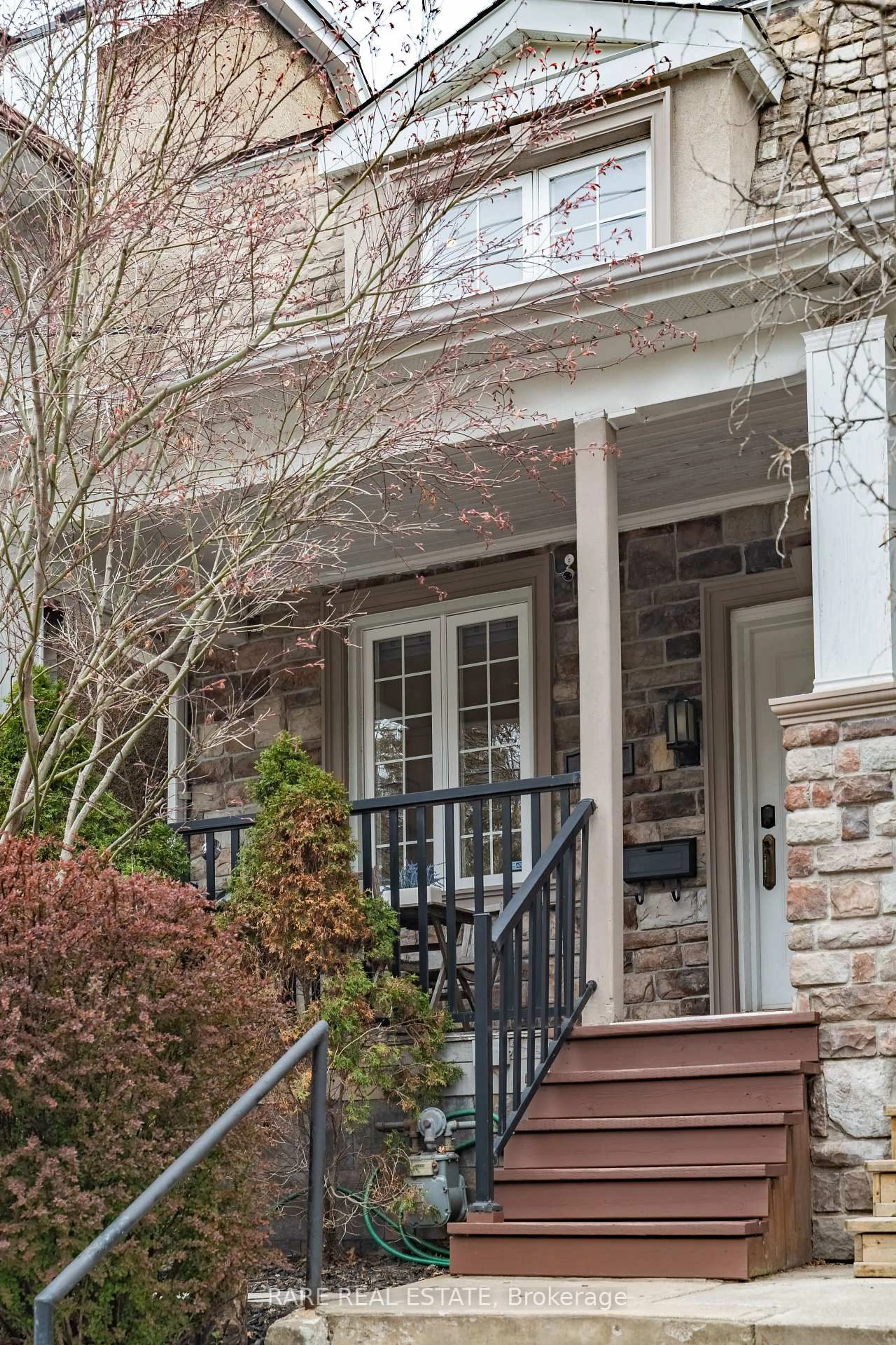 Home with brick exterior material, street for 431 Jones Ave, Toronto Ontario M4J 3G6