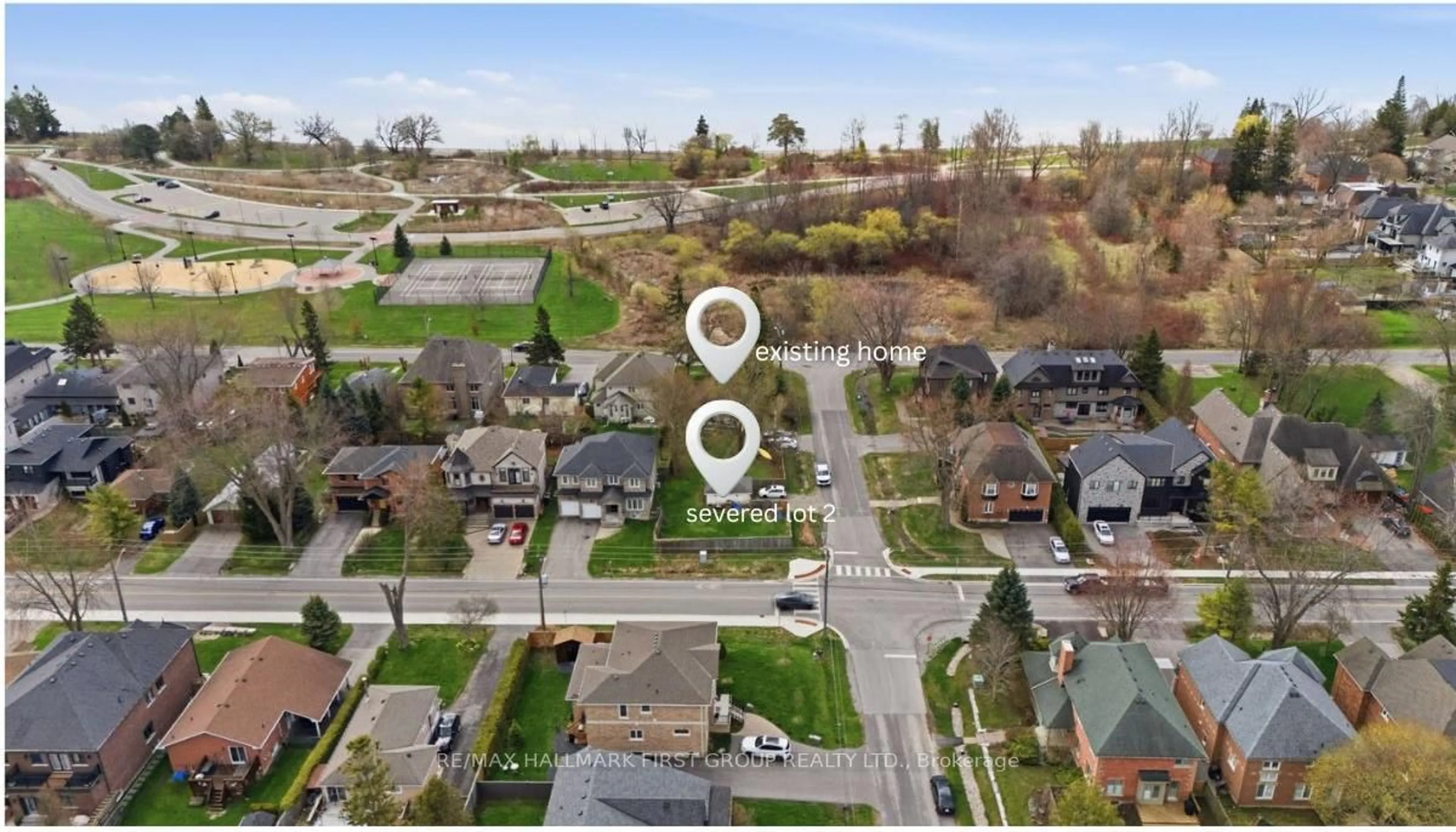 A pic from outside/outdoor area/front of a property/back of a property/a pic from drone, street for 2978 Ebony St, Ajax Ontario L1S 1B6