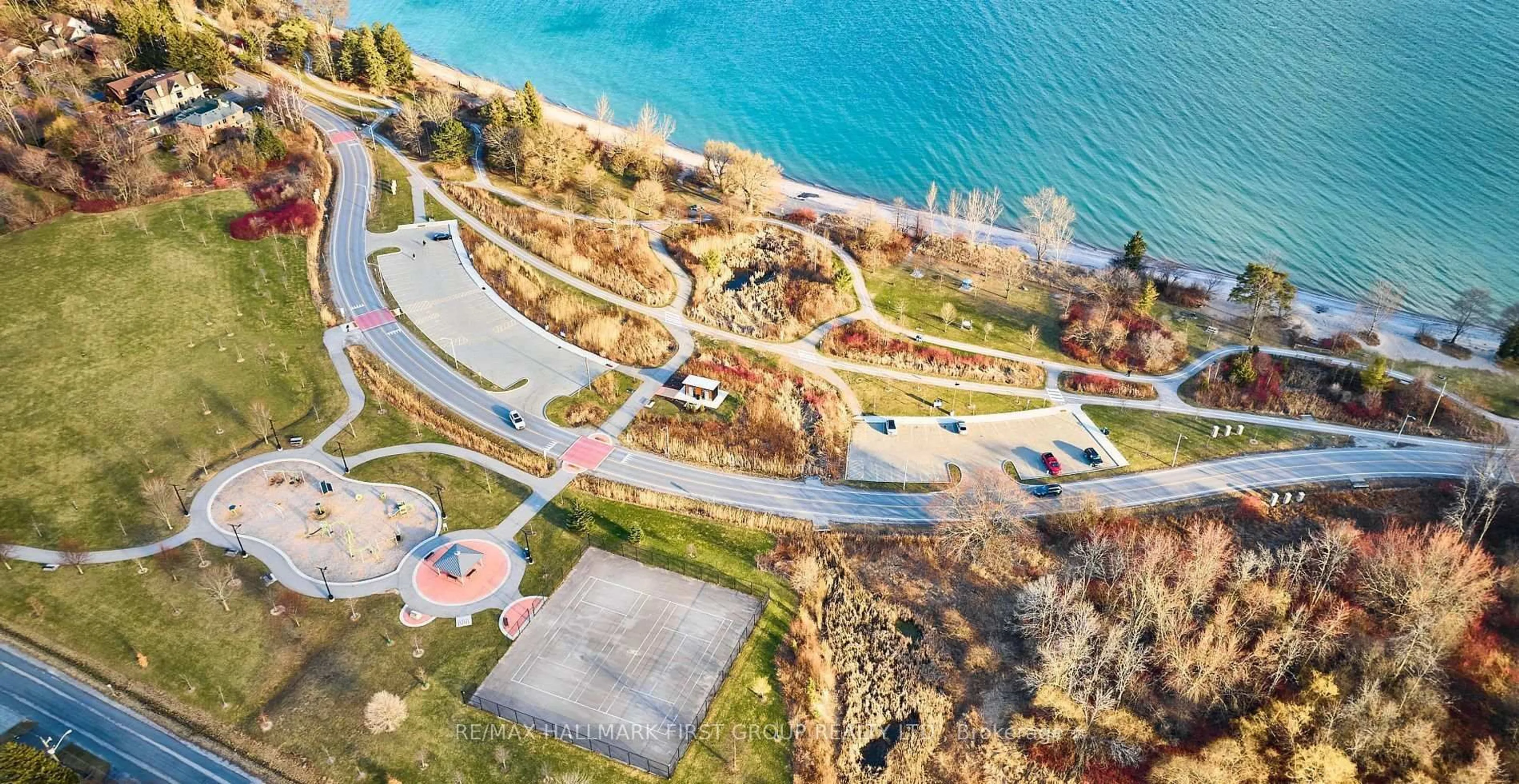 A pic from outside/outdoor area/front of a property/back of a property/a pic from drone, water/lake/river/ocean view for 2978 Ebony St, Ajax Ontario L1S 1B6