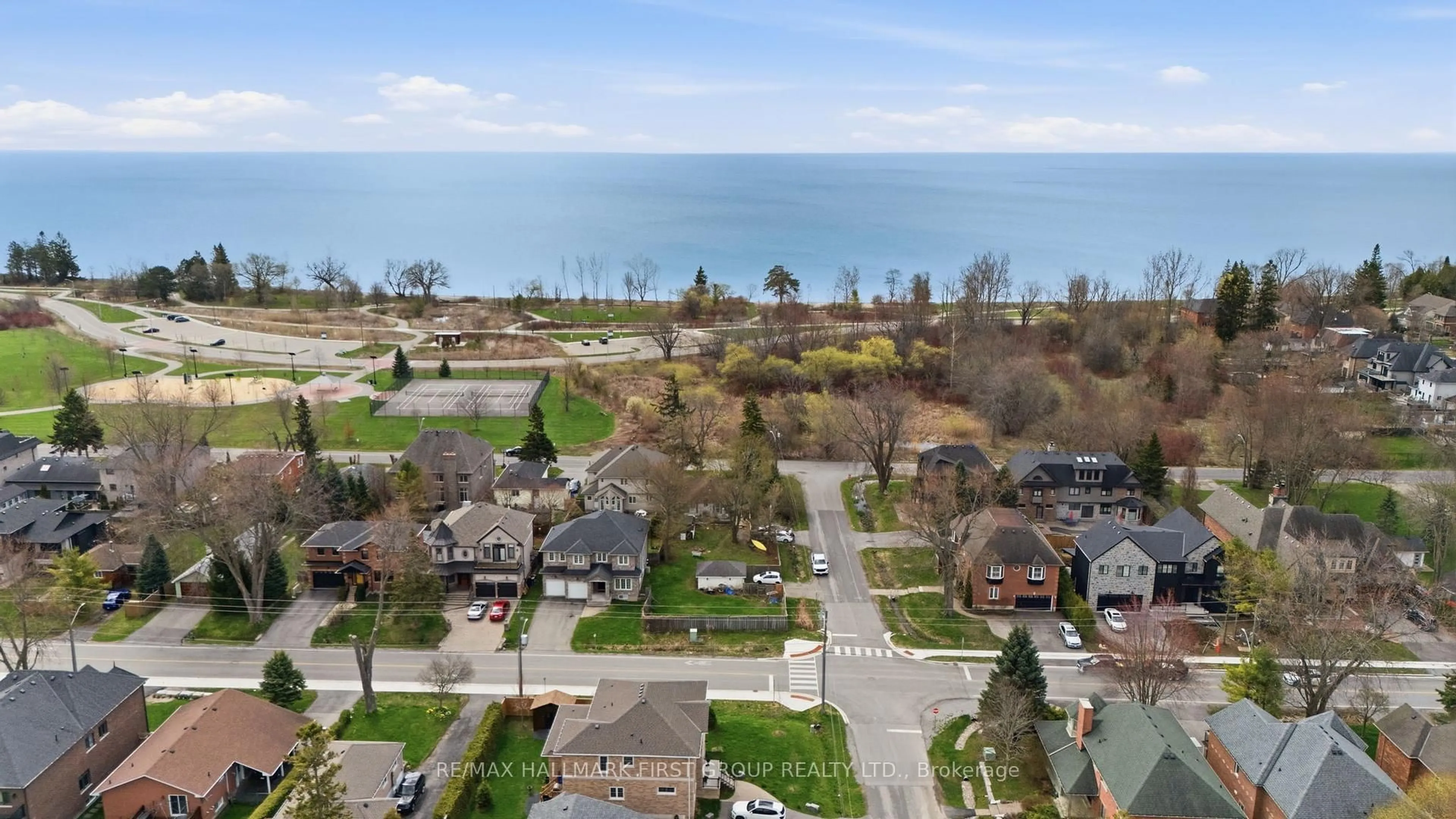A pic from outside/outdoor area/front of a property/back of a property/a pic from drone, water/lake/river/ocean view for 2978 Ebony St, Ajax Ontario L1S 1B6
