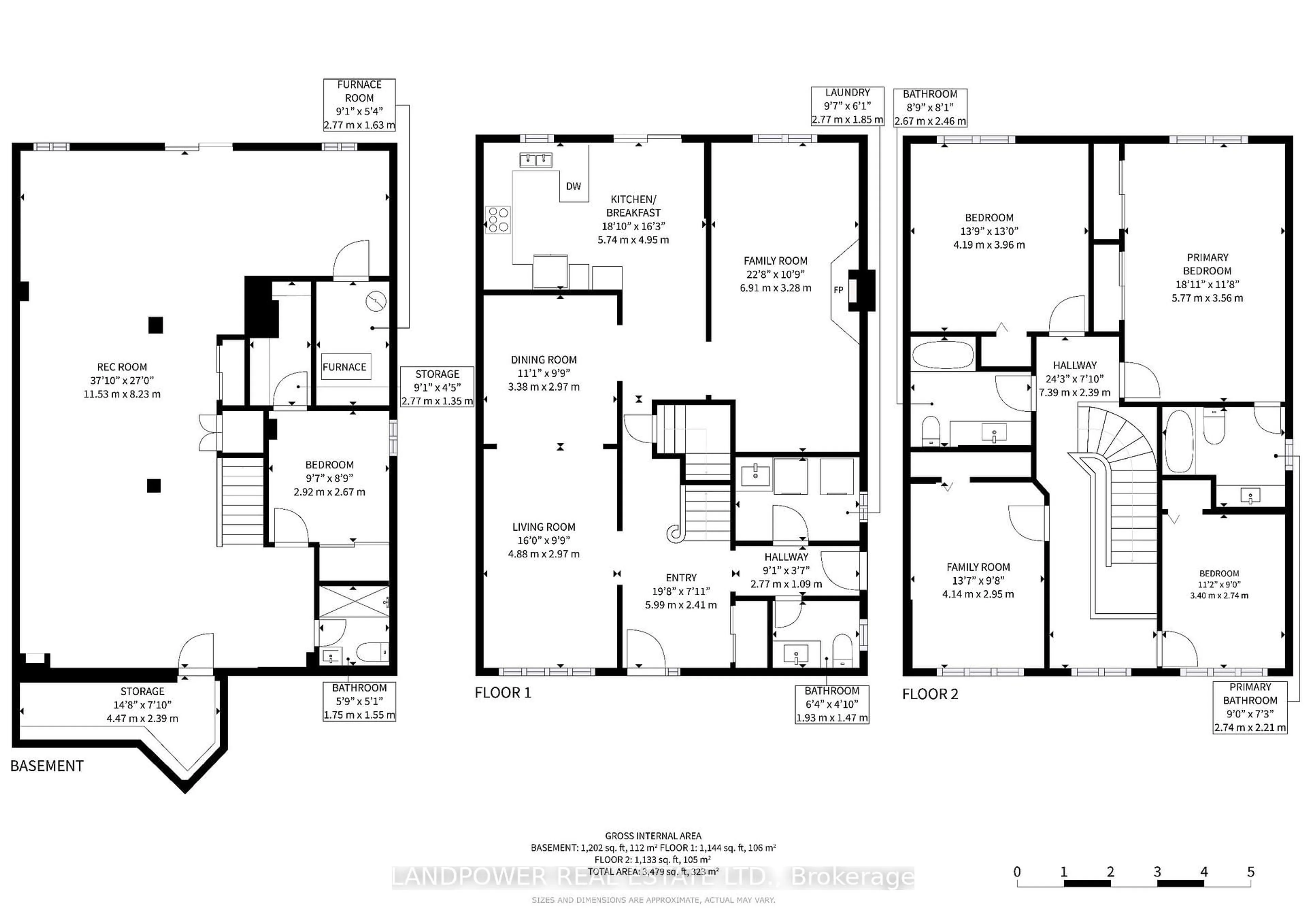 Floor plan for 15 Coverdale Cres, Toronto Ontario M1V 2S6