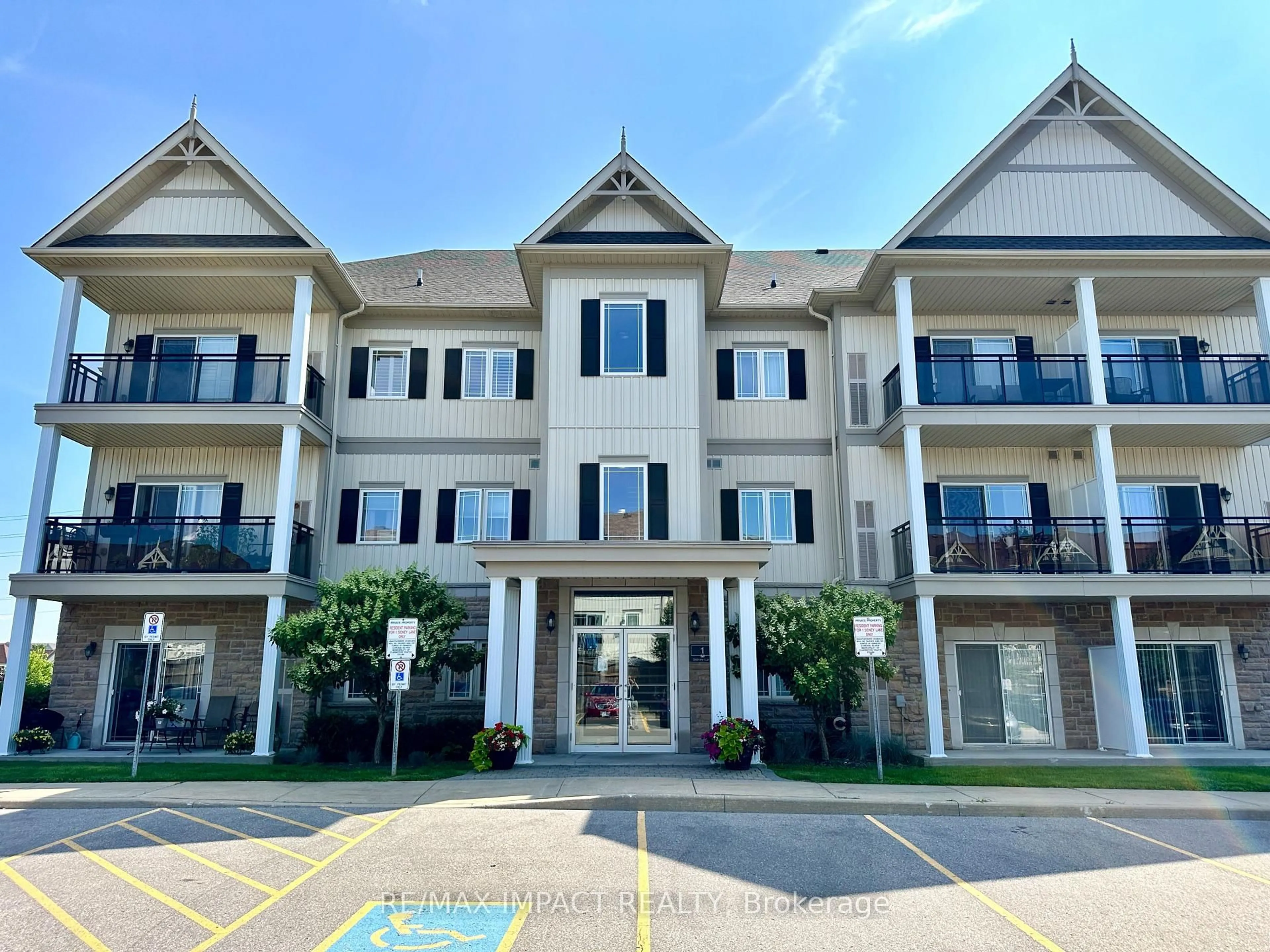 A pic from outside/outdoor area/front of a property/back of a property/a pic from drone, water/lake/river/ocean view for 1 Sidney Lane #104, Clarington Ontario L1C 0C6