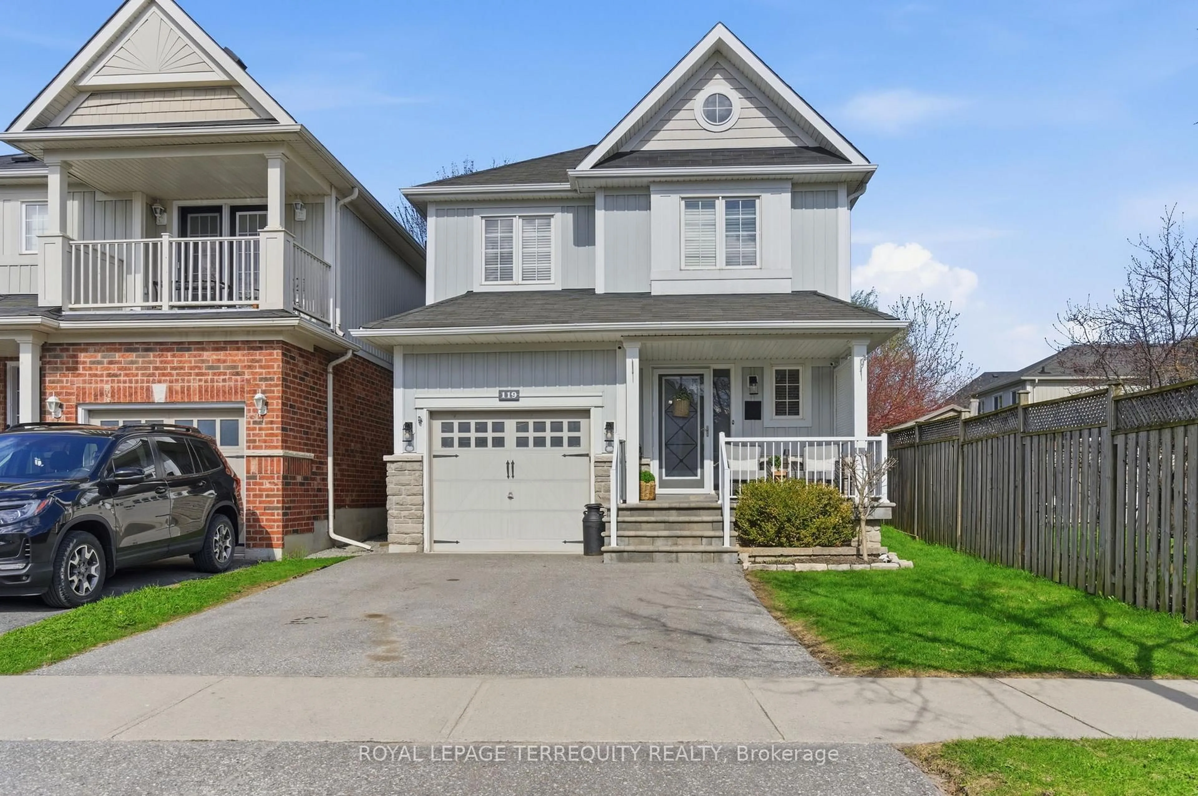 Home with brick exterior material, street for 119 Argent St, Clarington Ontario L1C 0C4