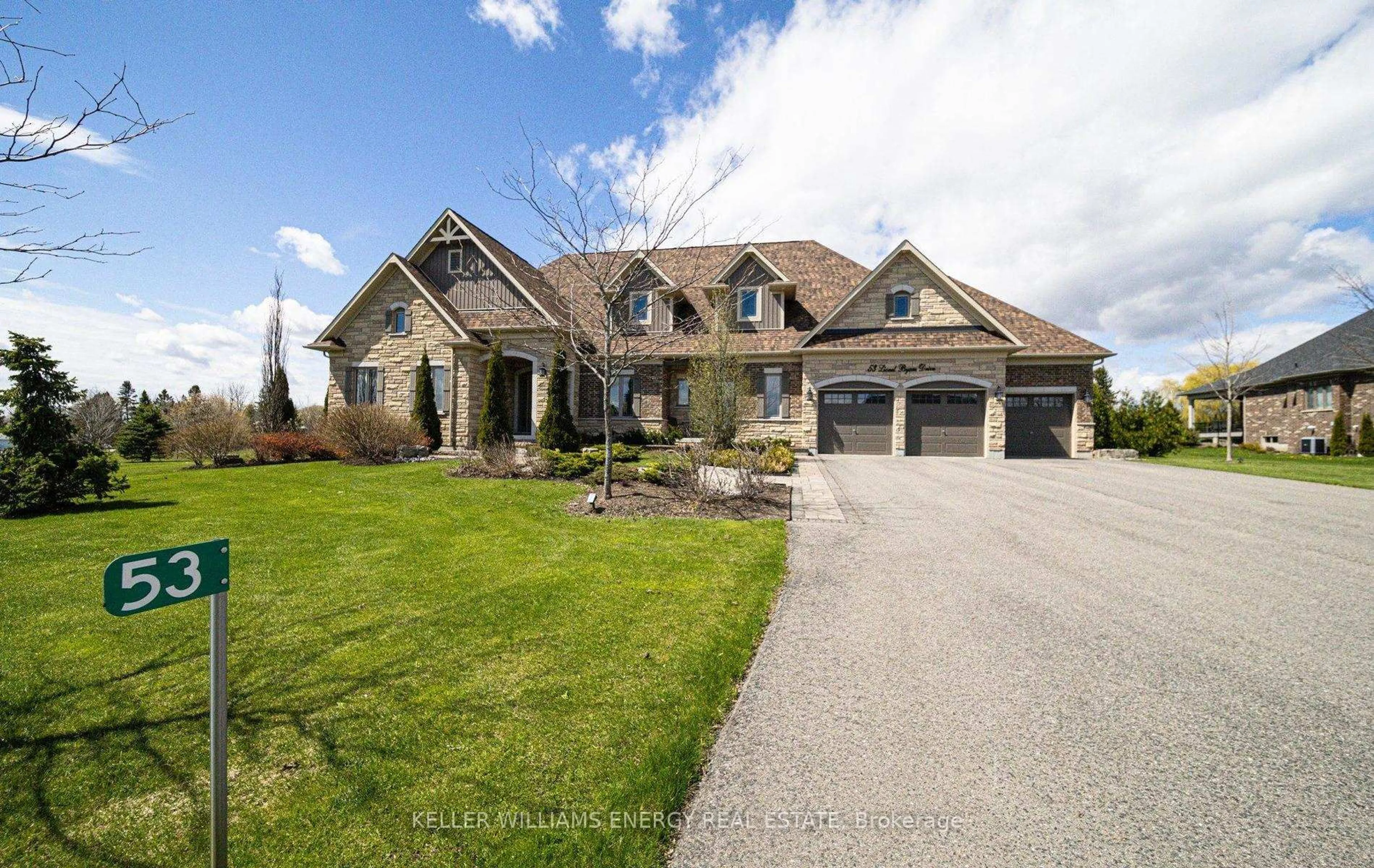 Home with brick exterior material, street for 53 Lionel Byam Dr, Clarington Ontario L0B 1J0