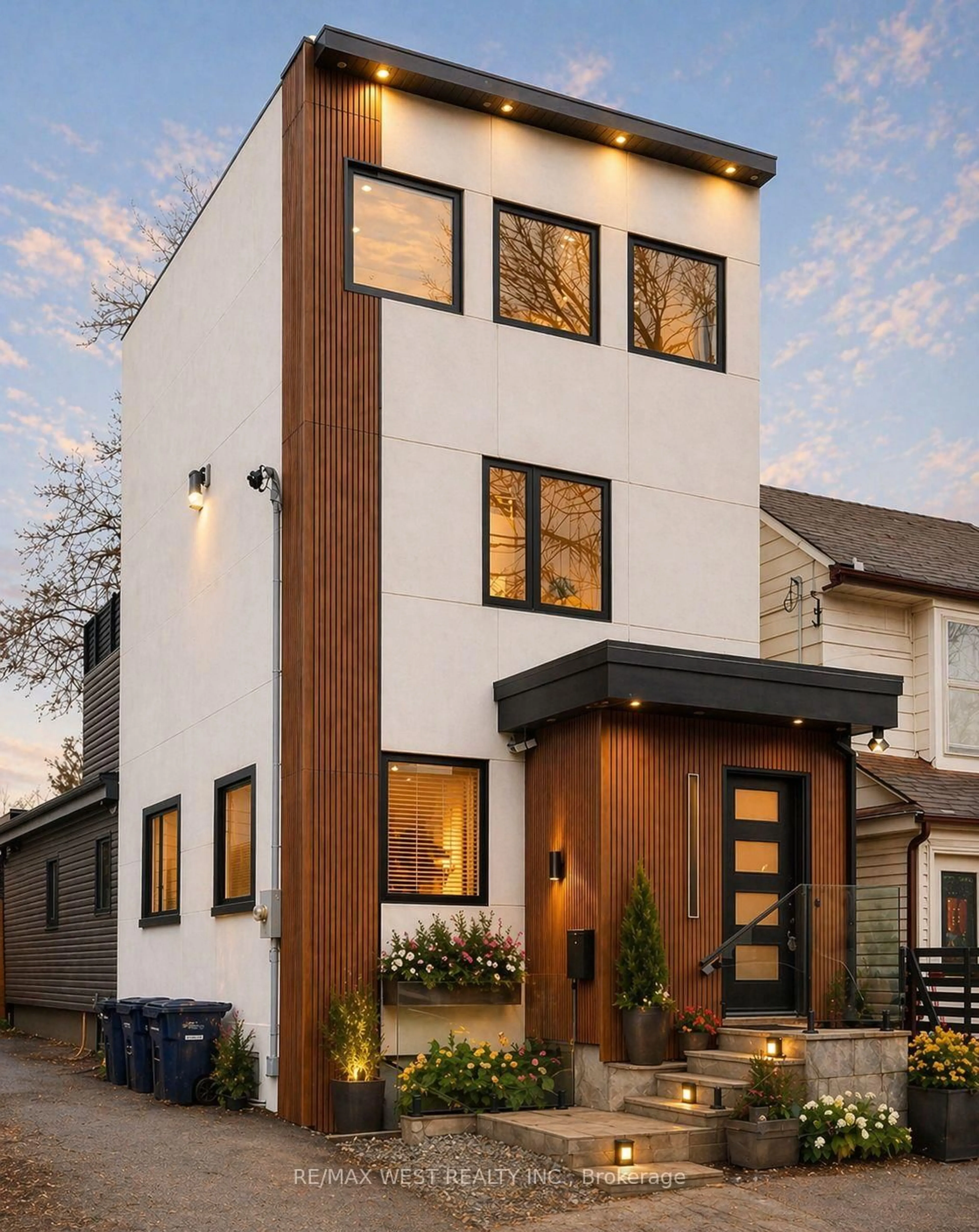 Home with brick exterior material, street for 201 Rhodes Ave, Toronto Ontario M4L 3A2