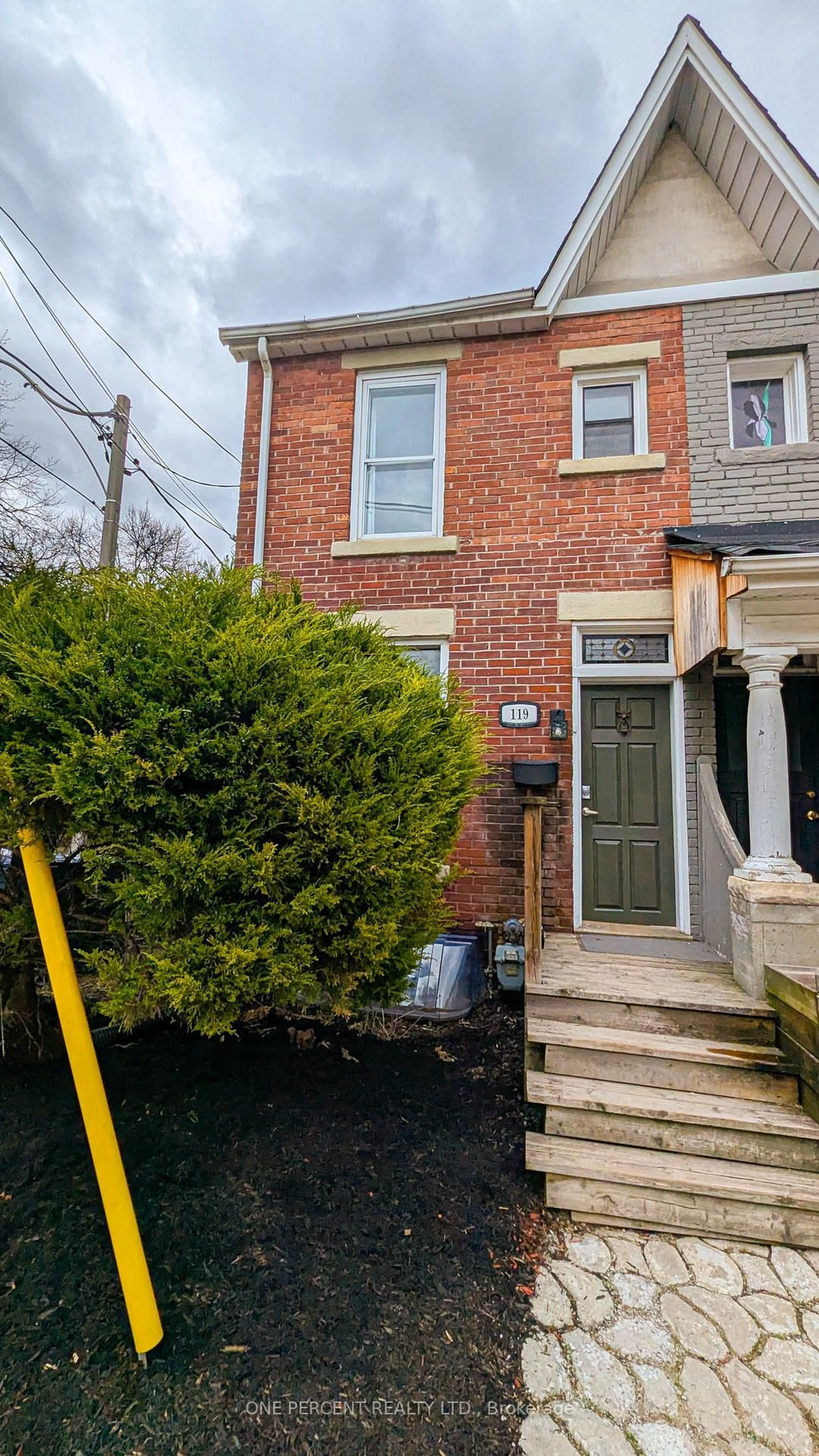 Home with brick exterior material, street for 119 De Grassi St, Toronto Ontario M4M 2K5