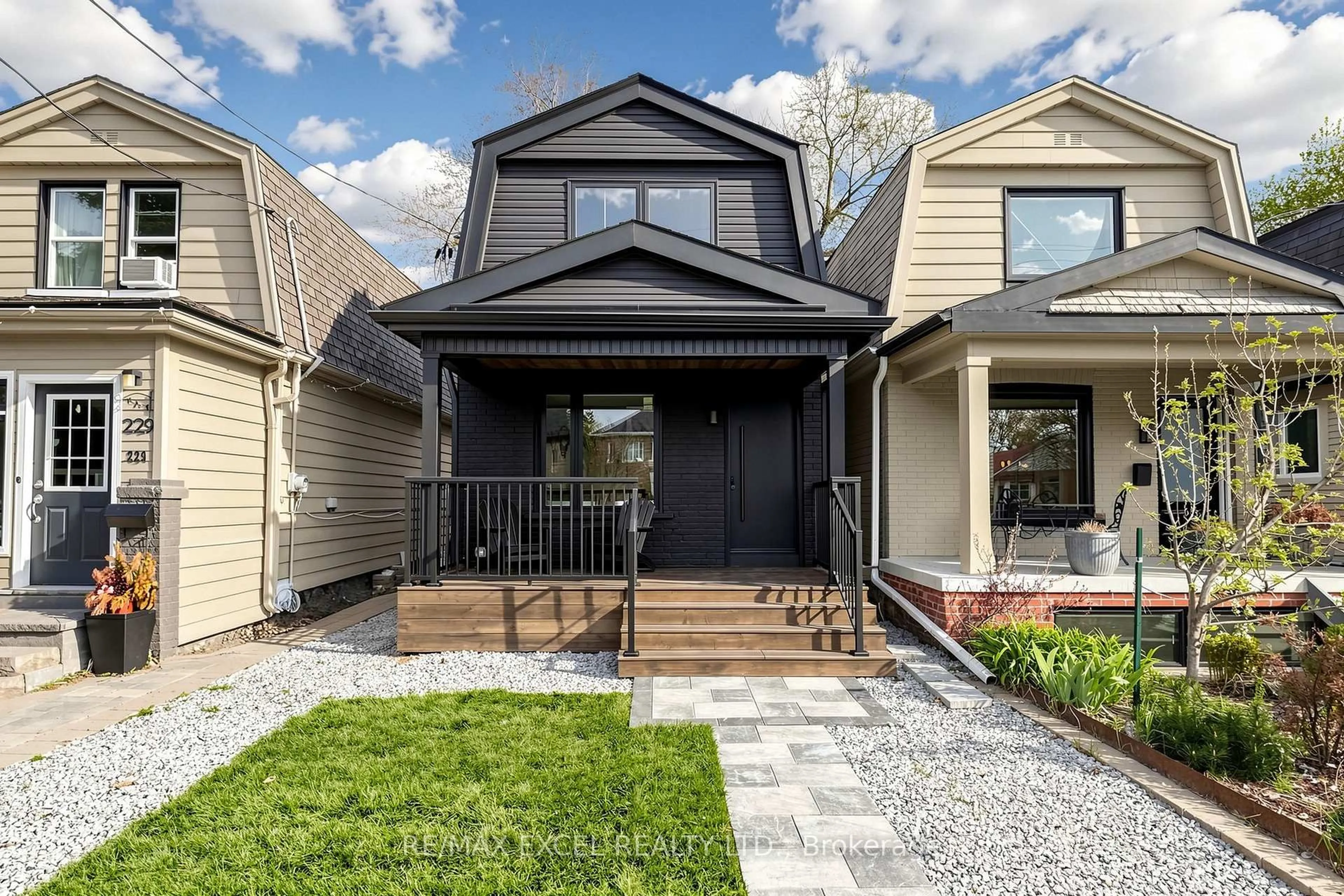 Home with brick exterior material, street for 227 Donlands Ave, Toronto Ontario M4J 3P9