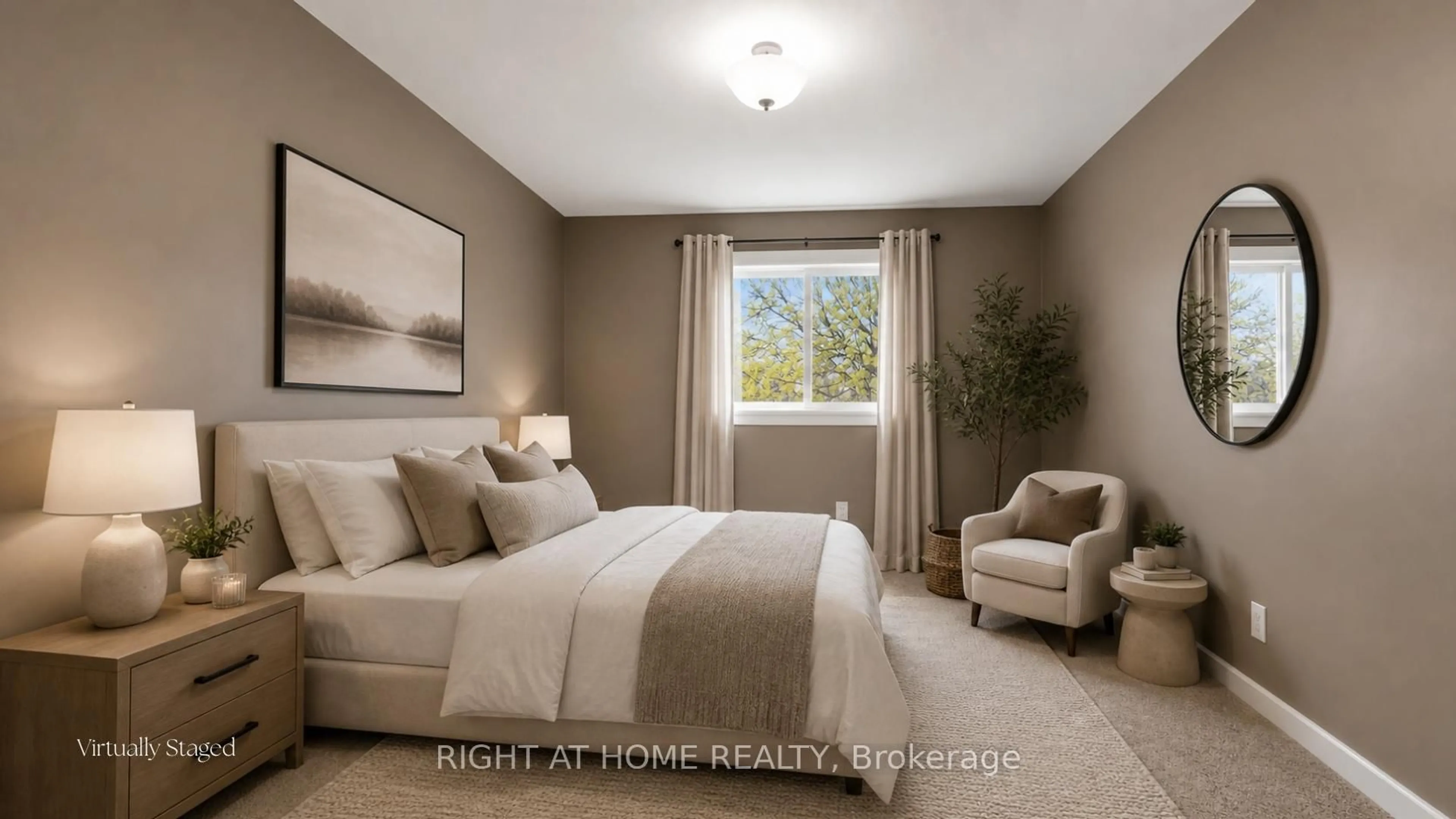 Bedroom with bed, unknown for 71 Blue Eagle Tr, Toronto Ontario M1V 1K6