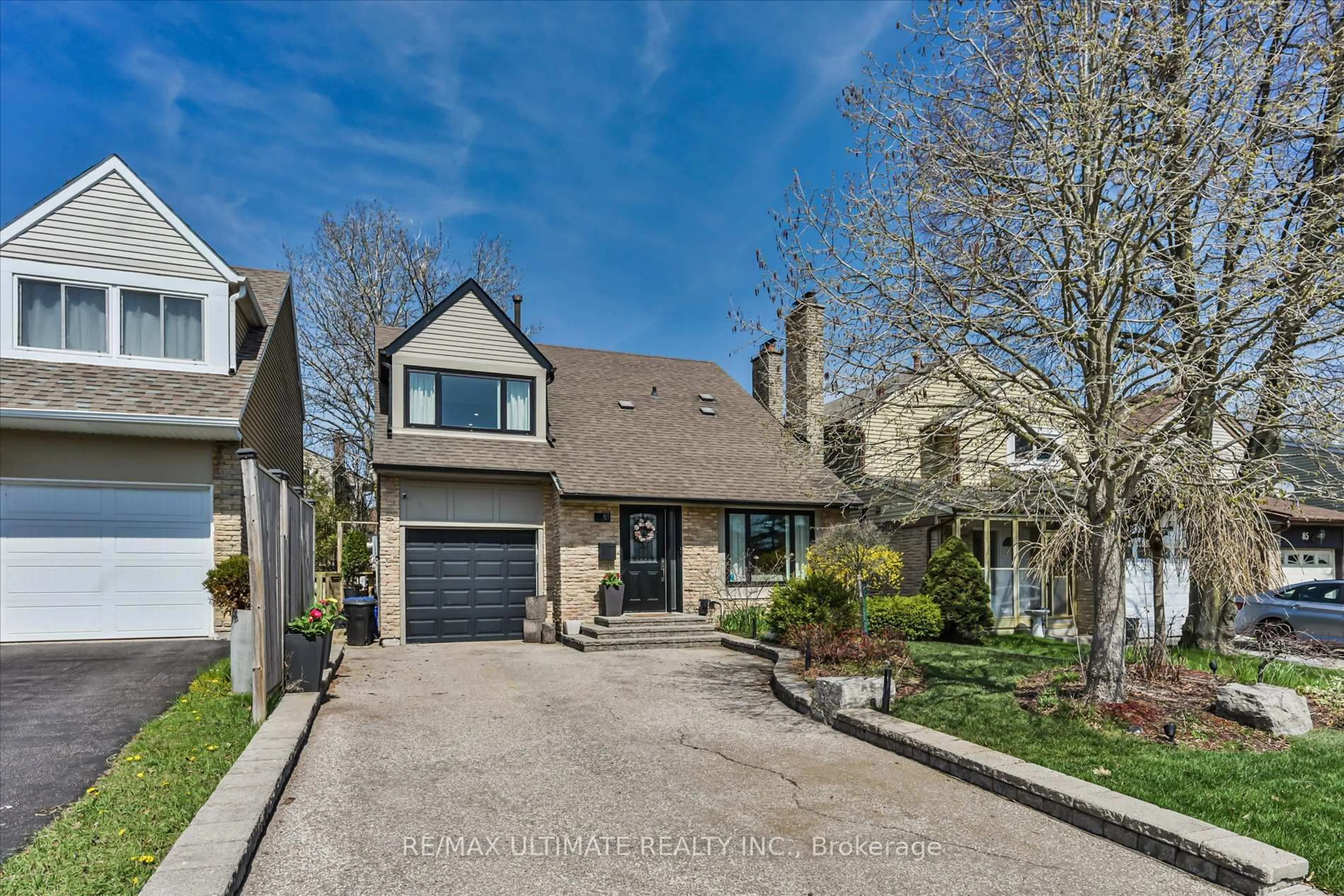Home with brick exterior material, street for 81 Andrea Rd, Ajax Ontario L1S 3W1