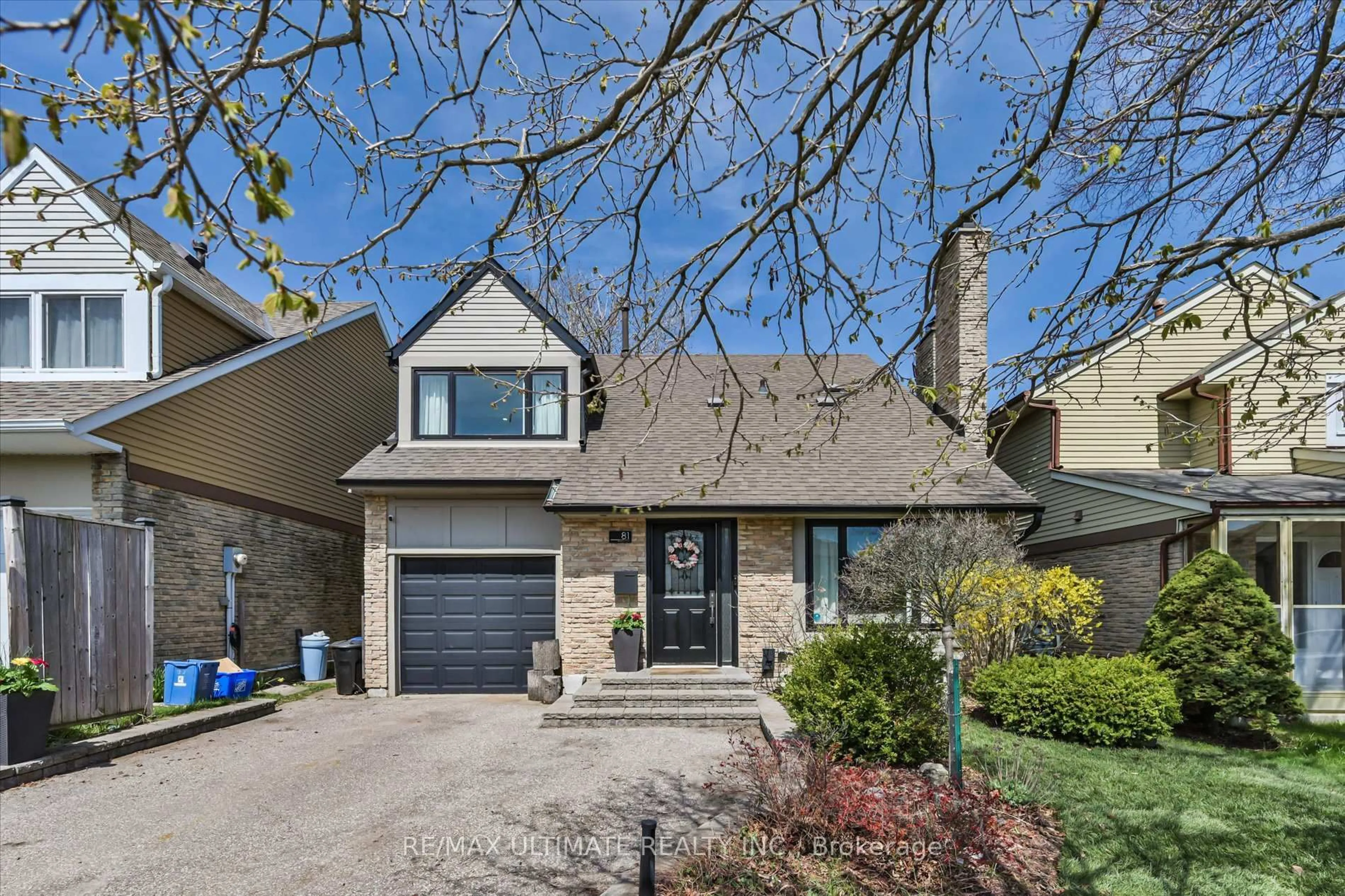 Home with brick exterior material, street for 81 Andrea Rd, Ajax Ontario L1S 3W1