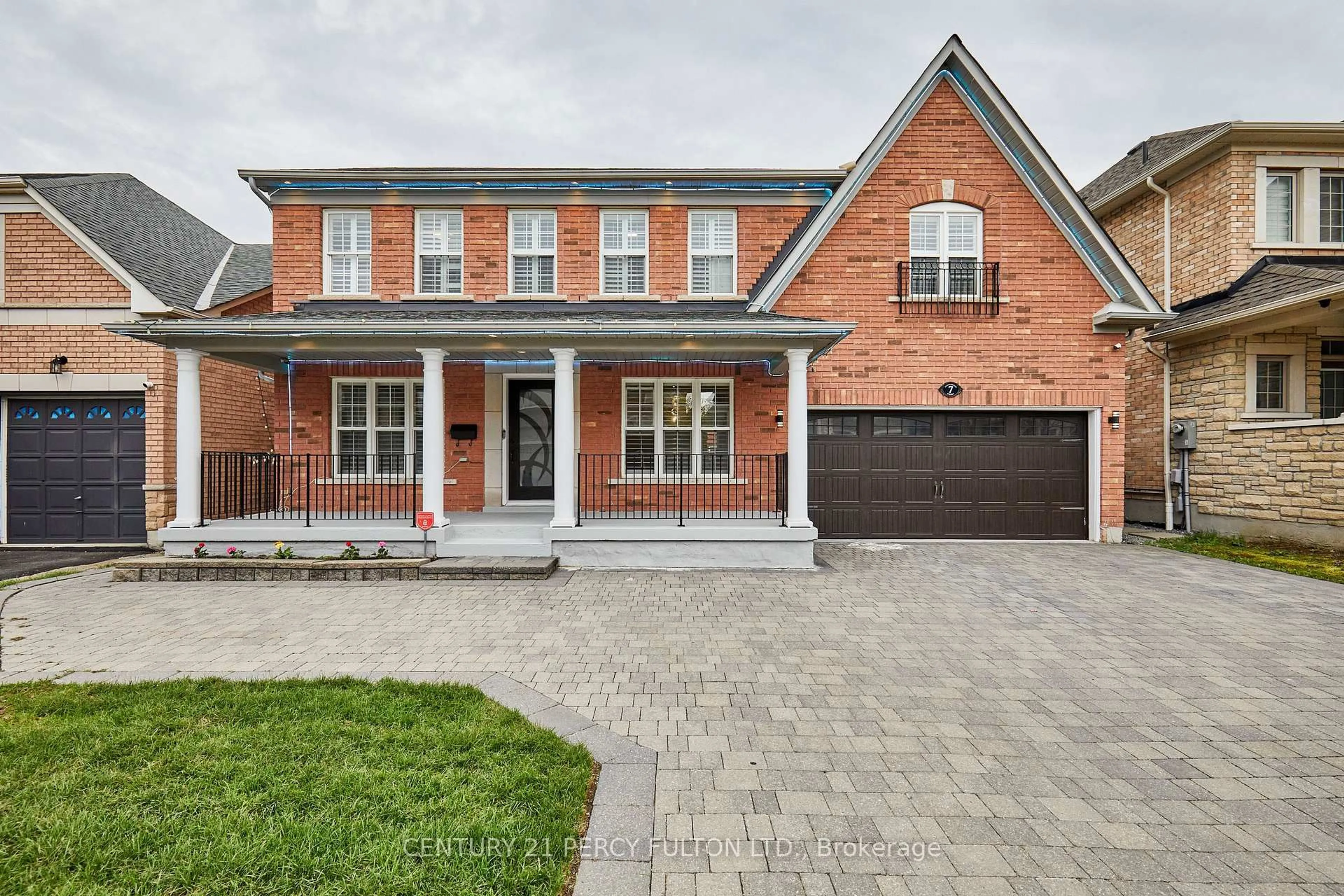 Home with brick exterior material, street for 7 Schoolbridge St, Ajax Ontario L1T 4Z2