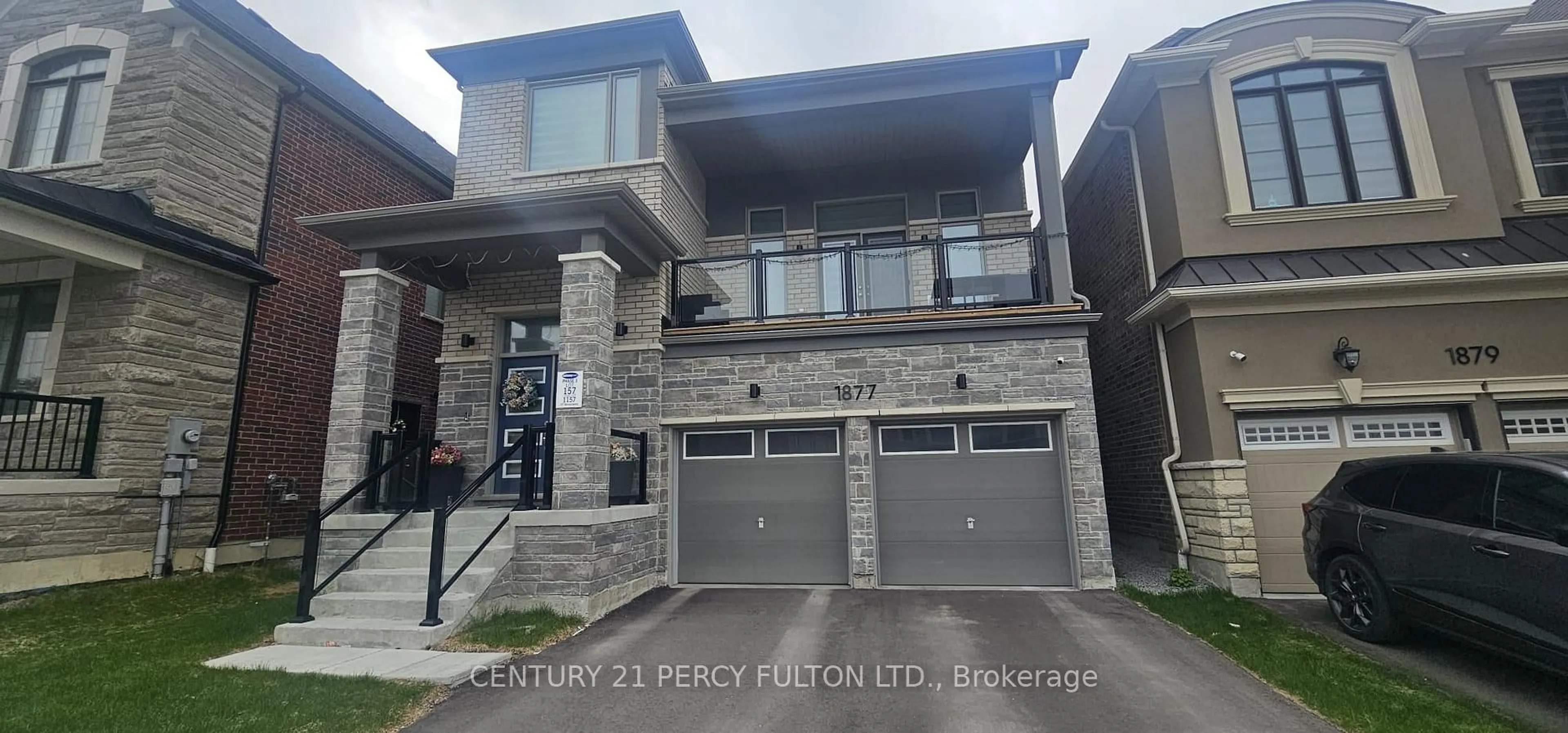 Home with brick exterior material, street for 1877 Narcissus Gdns, Pickering Ontario L1Y 0B6