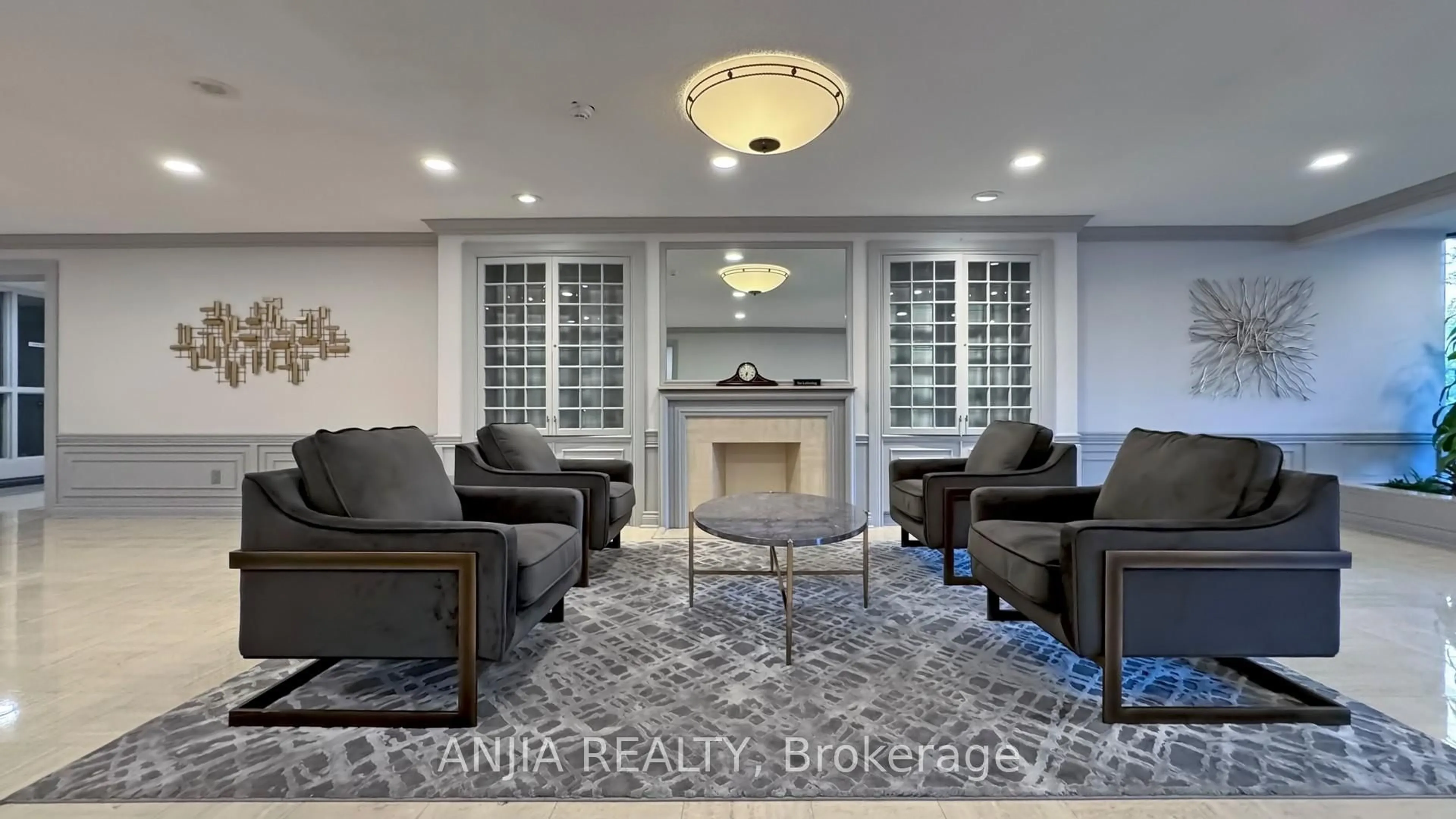 Living room with furniture, unknown for 225 Bamburgh Circ #512, Toronto Ontario M1W 3X9