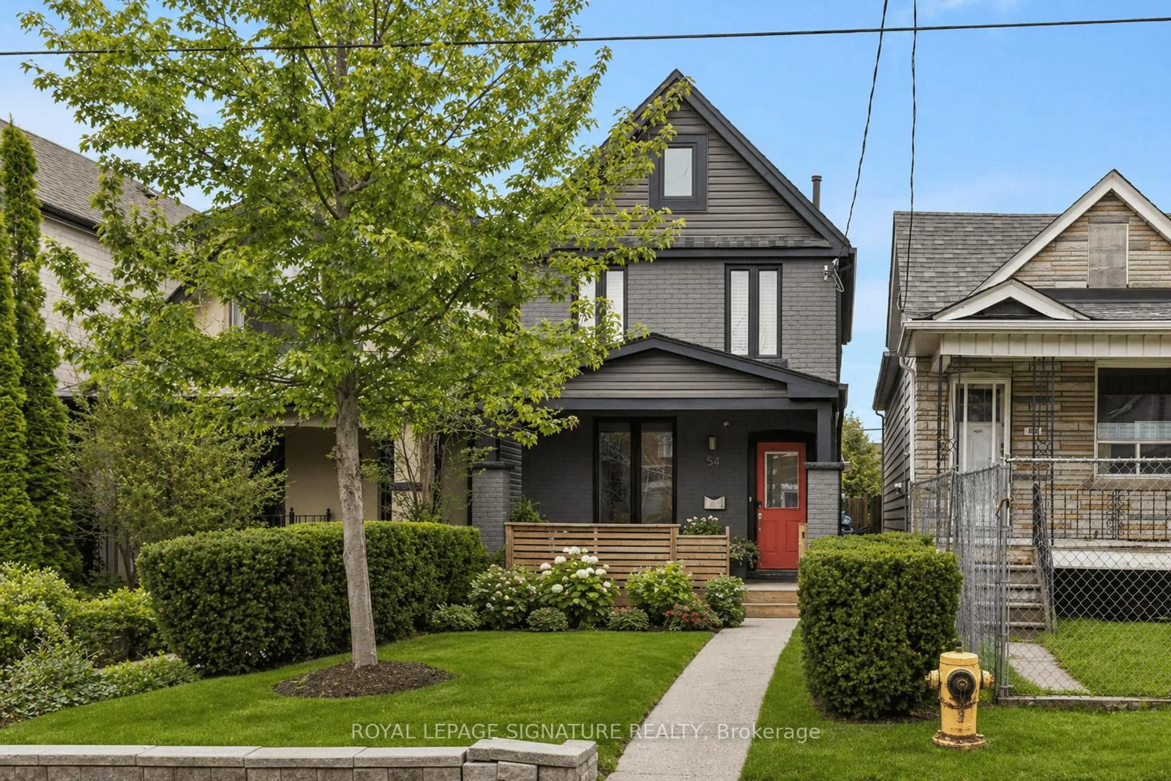 Home with brick exterior material, street for 54 Eaton Ave, Toronto Ontario M4J 2Z5