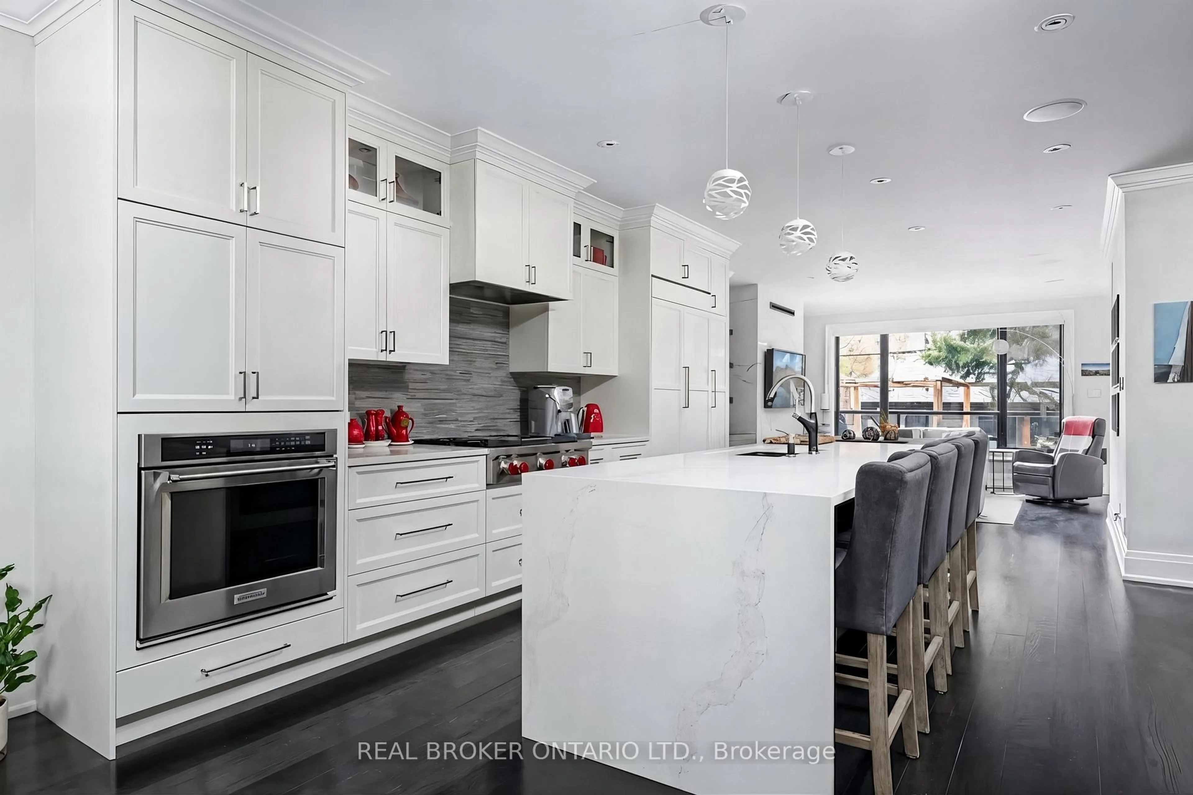 Contemporary kitchen, ceramic/tile floor for 40 Brooklyn Ave, Toronto Ontario M4M 2X5