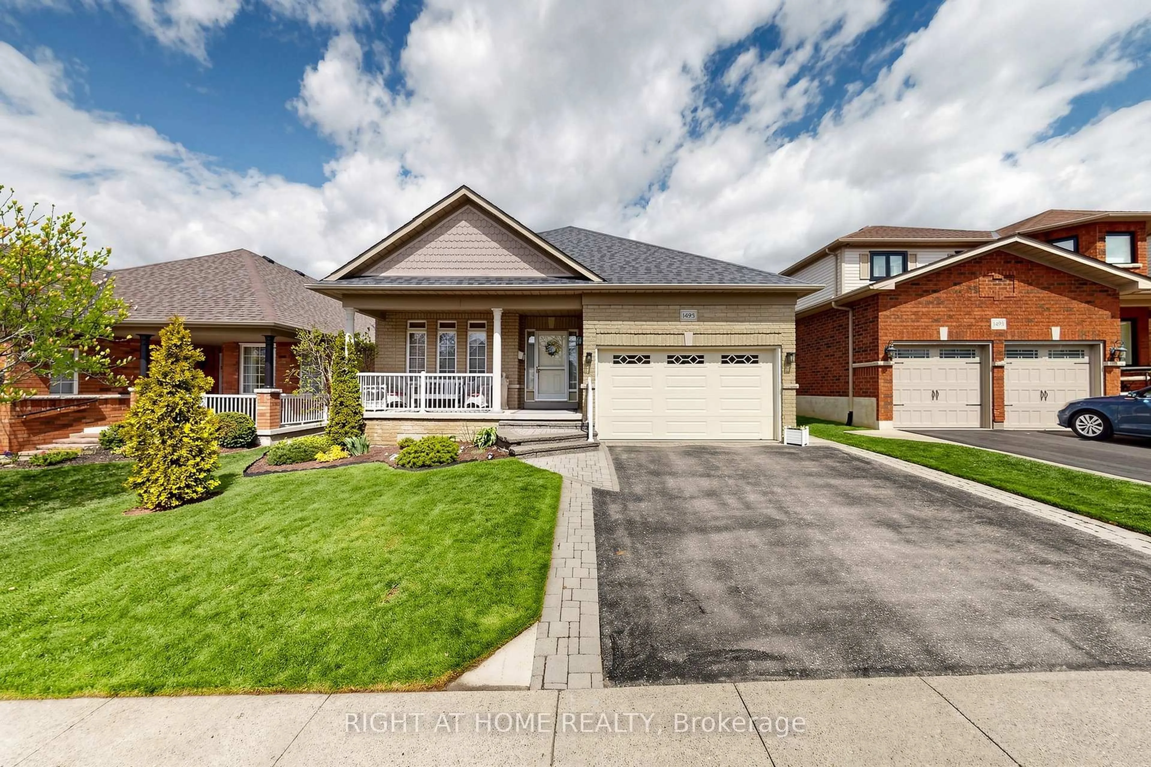 Home with brick exterior material, street for 1495 Greenvalley Tr, Oshawa Ontario L1K 2N5