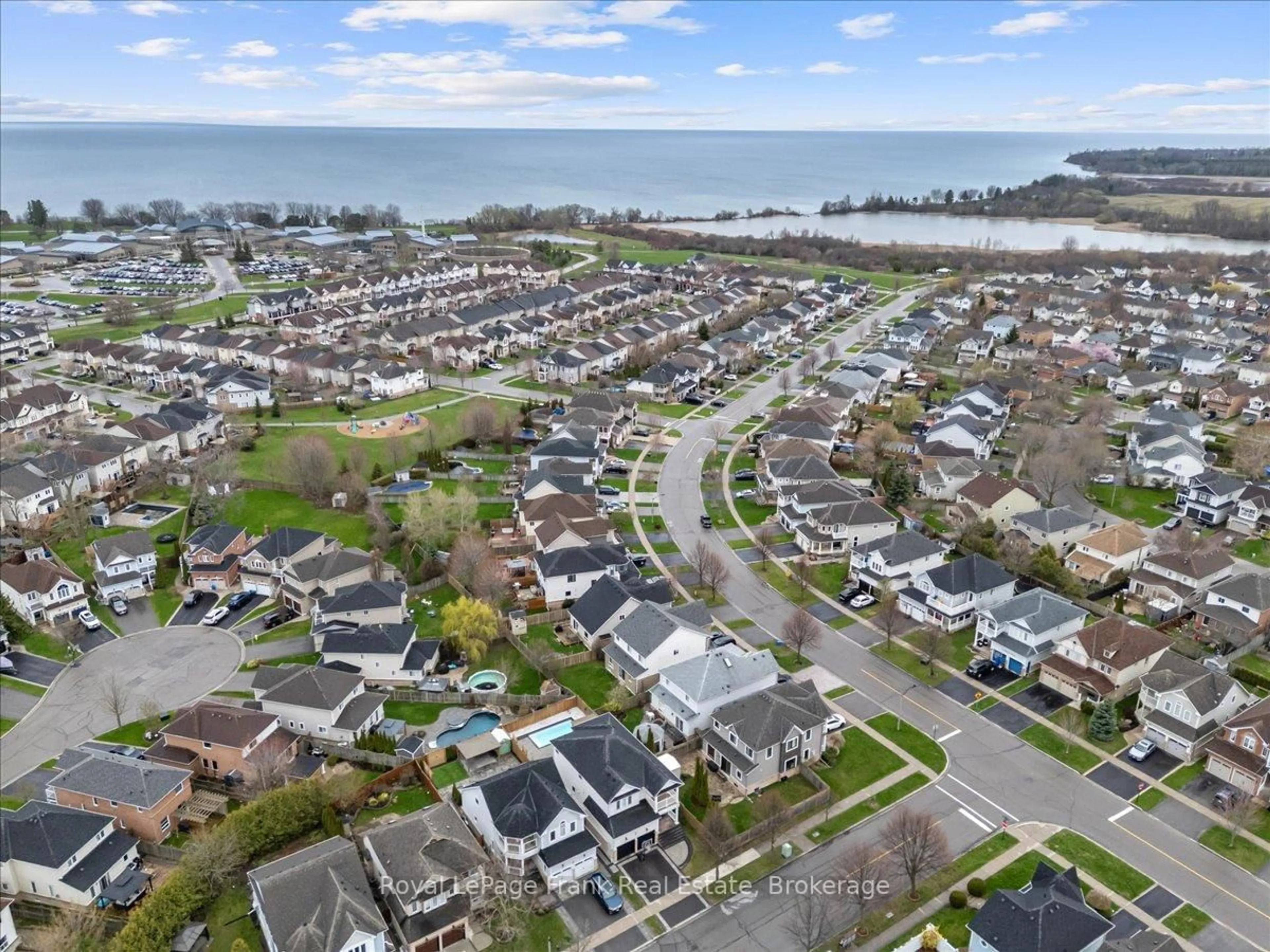 A pic from outside/outdoor area/front of a property/back of a property/a pic from drone, water/lake/river/ocean view for 67 Scadding Ave, Whitby Ontario L1N 9X3
